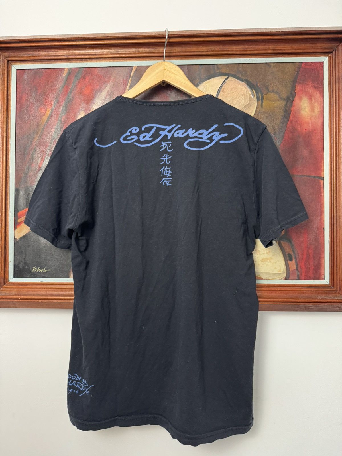 Ed Hardy Vintage Ed Hardy By Christian Audigier Y2k Tee Tattoo Print Size US M / EU 48-50 / 2 - 2 Thumbnail