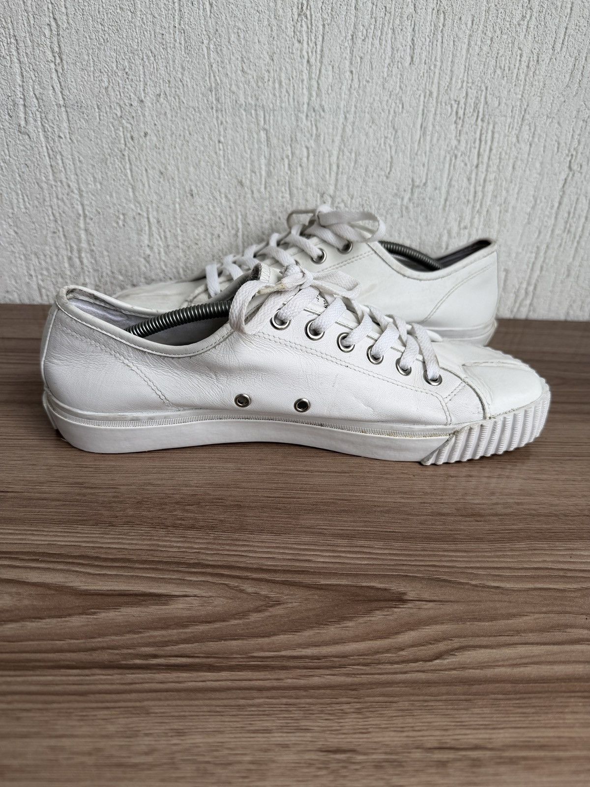 Maison Margiela 🫆tabi leather sneakers Size US 10.5 / EU 43-44 - 17 Thumbnail