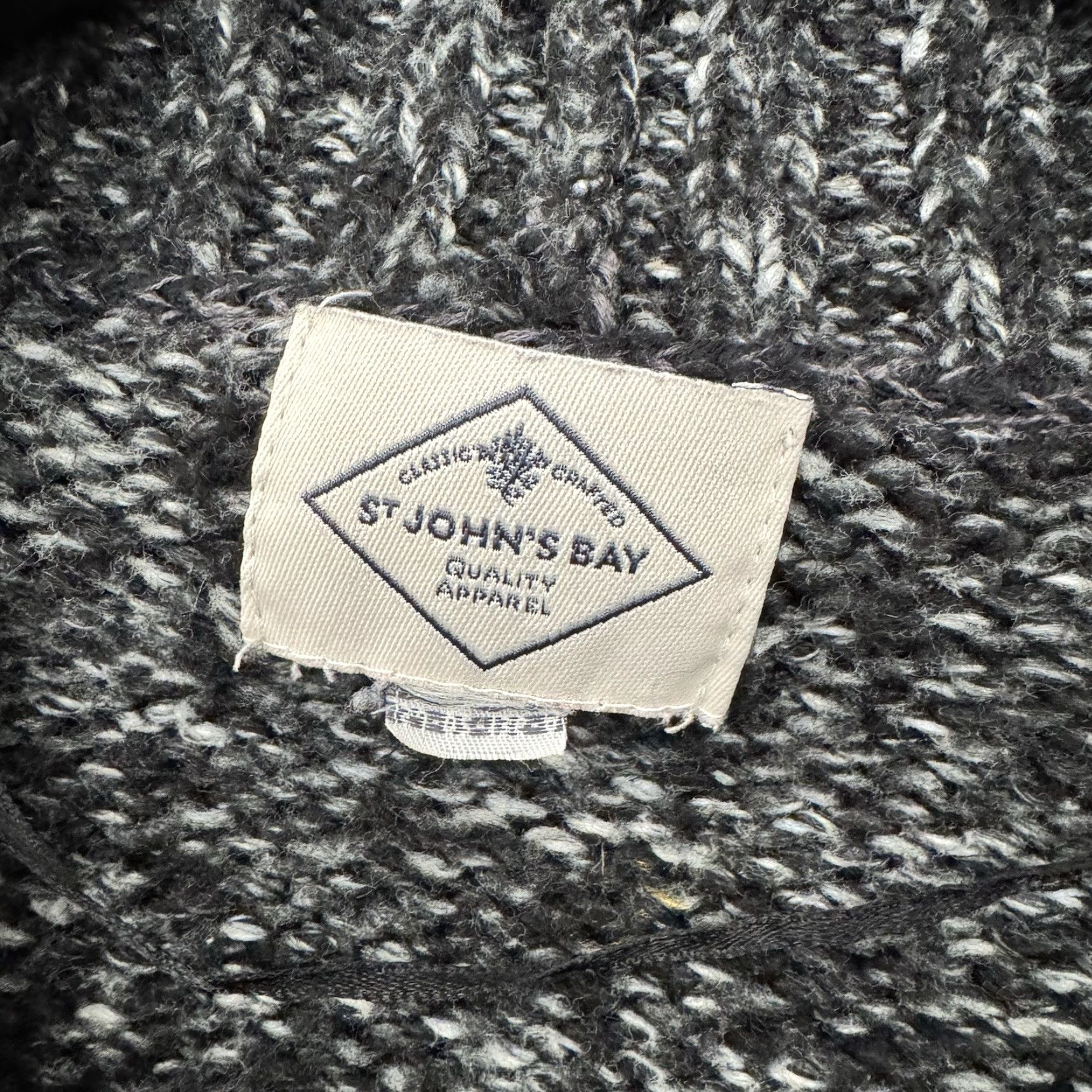 Vintage St Johns Bay Cardigan Sweater Womens Large Dark Grandpacore Cozy Knit Slouchy Size L / US 10 / IT 46 - 5 Thumbnail
