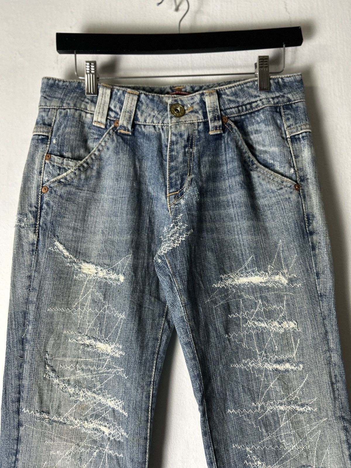 Hysteric Glamour Rag Recycle Denim Jeans Sick Design Japan style Size US 30 / EU 46 - 6 Thumbnail