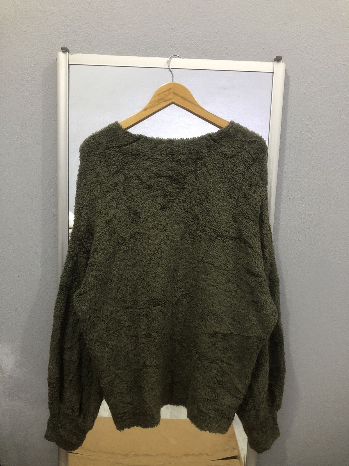 Japanese Brand × Vintage Ray beams knit fleece baggy jumper Size XL / US 12-14 / IT 48-50 - 9 Thumbnail