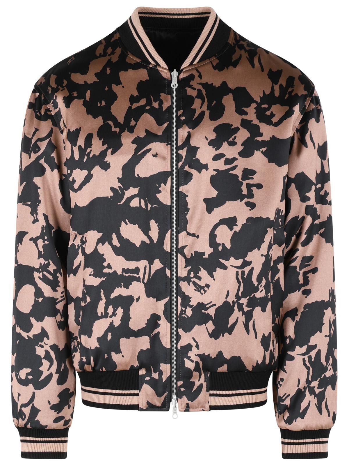 Dries Van Noten DRIES VAN NOTEN 'Volker' Reversible Bomber Jacket In Pink Viscose Blend Size US L / EU 52-54 / 3 - 1 Thumbnail
