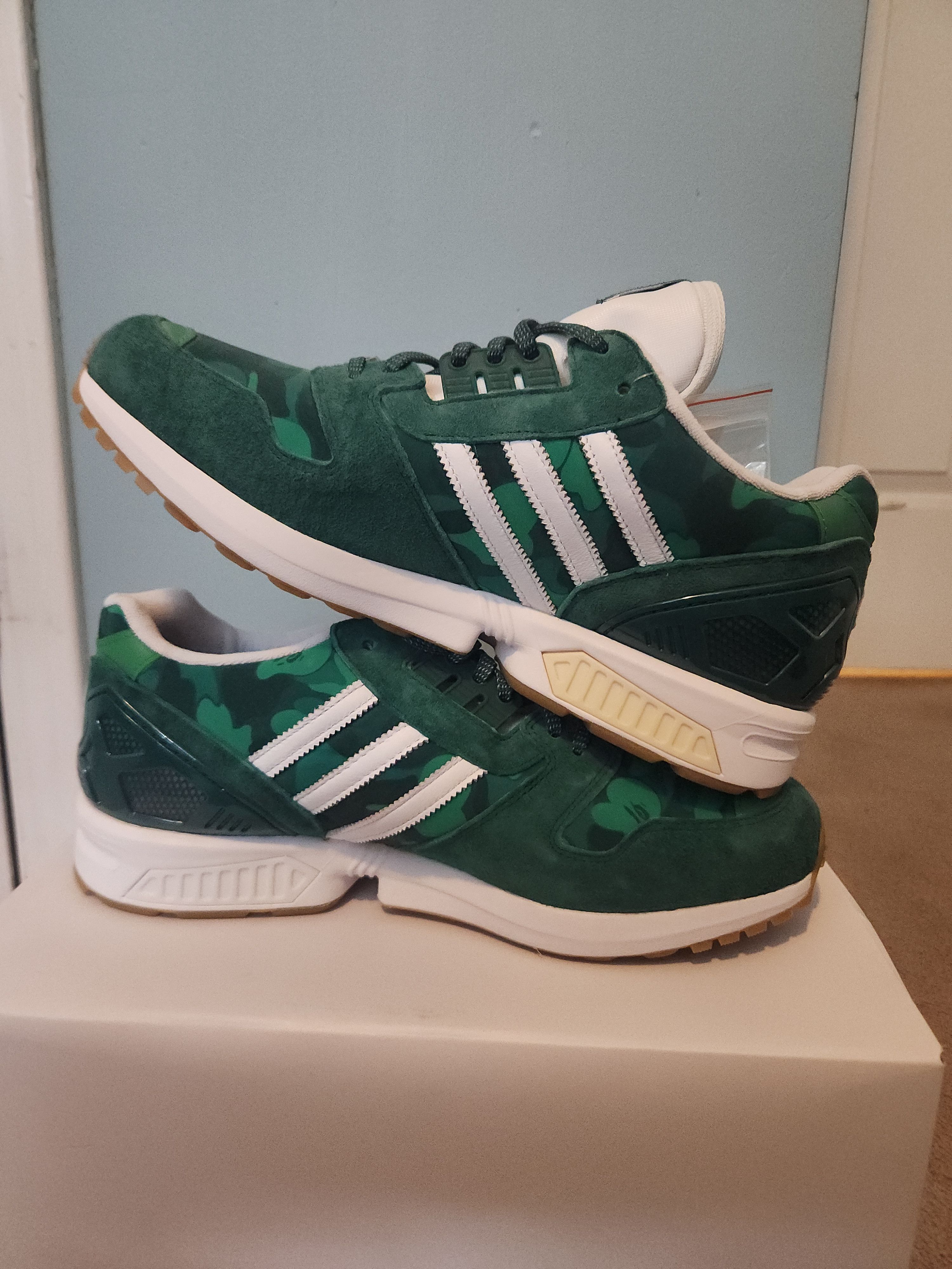 Adidas × Bape × Undefeated Adidas ZX 8000 Size US 11 / EU 44 - 4 Thumbnail