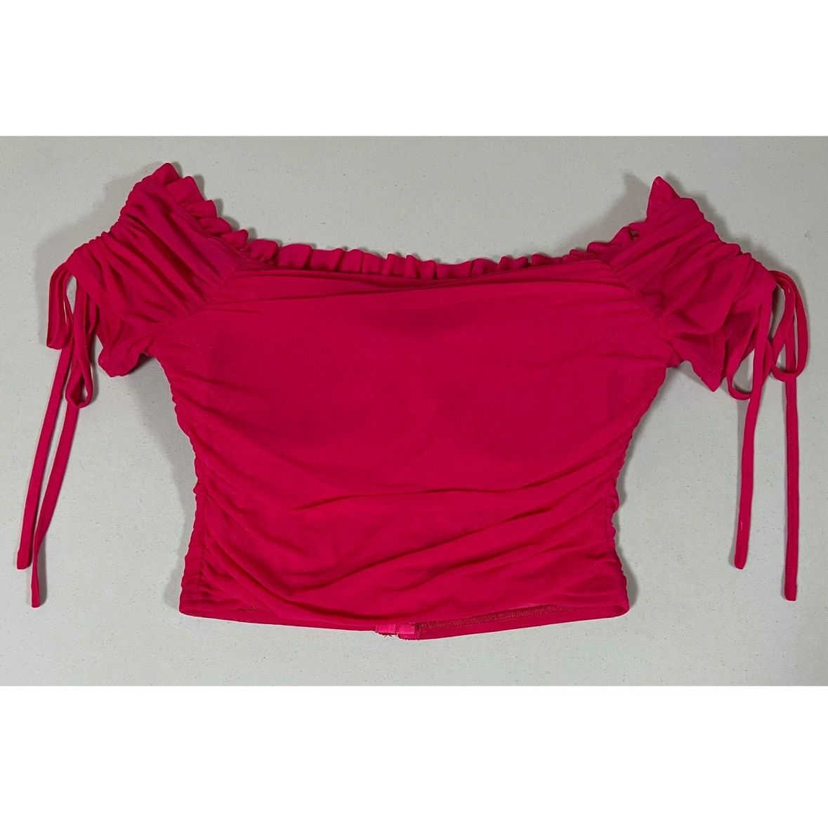 Windsor Smith Magenta Mesh Corset Bustier Crop Top Shirt Blouse Size S 🩷 Size S / US 4 / IT 40 - 4 Thumbnail