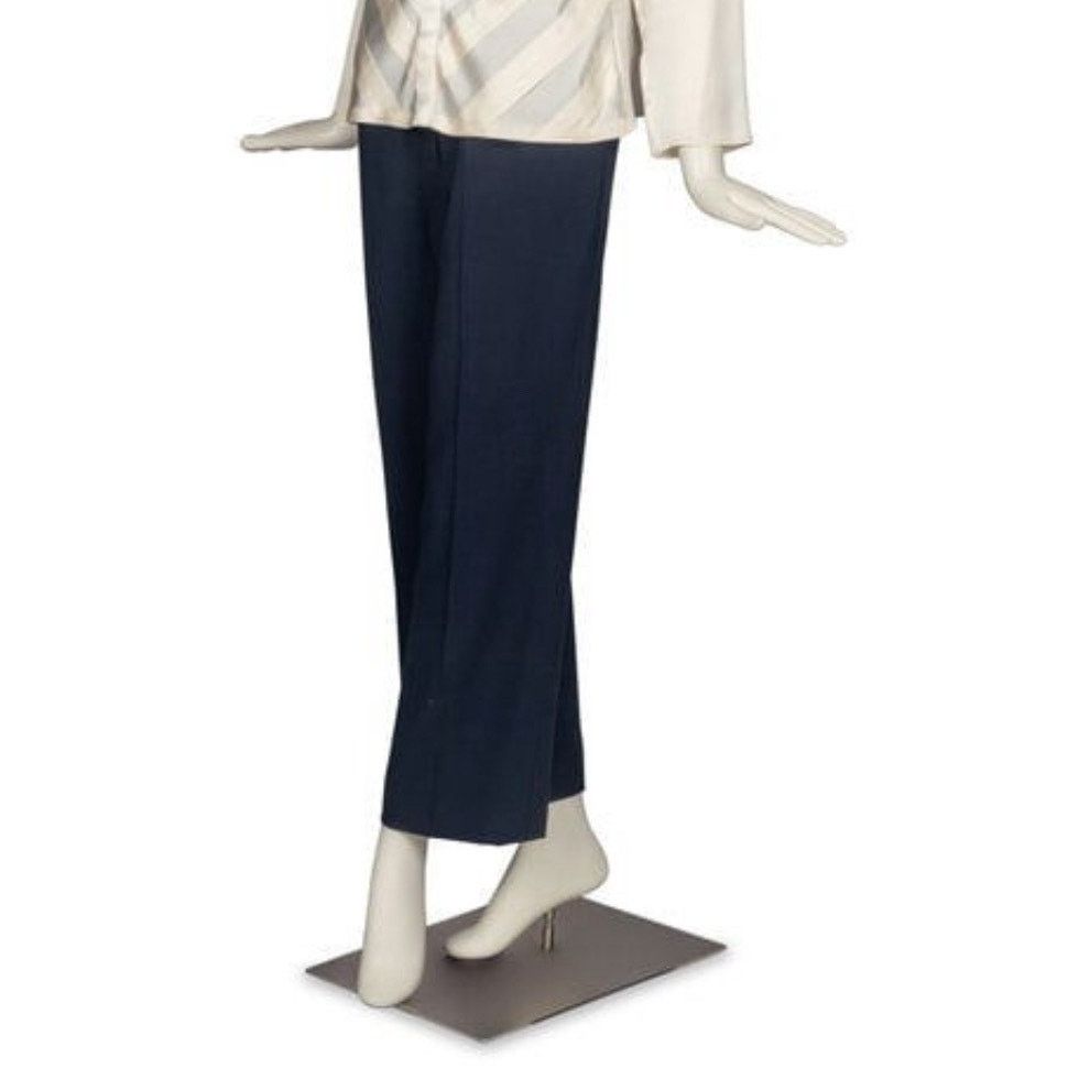 Chanel Vintage Chanel Wide Leg Wool Pants - Size US8, FR40 Size 28" / US 6 / IT 42 - 2 Thumbnail