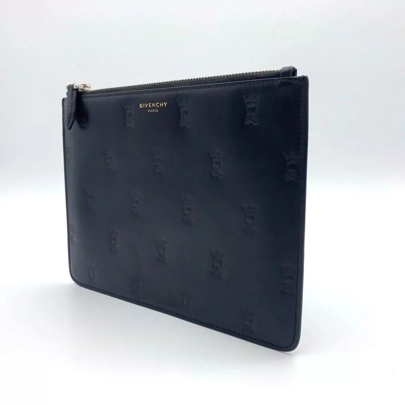 Givenchy Givenchy Very High-End Burgundy Double-Sided Leather Fring Size ONE SIZE - 4 Thumbnail