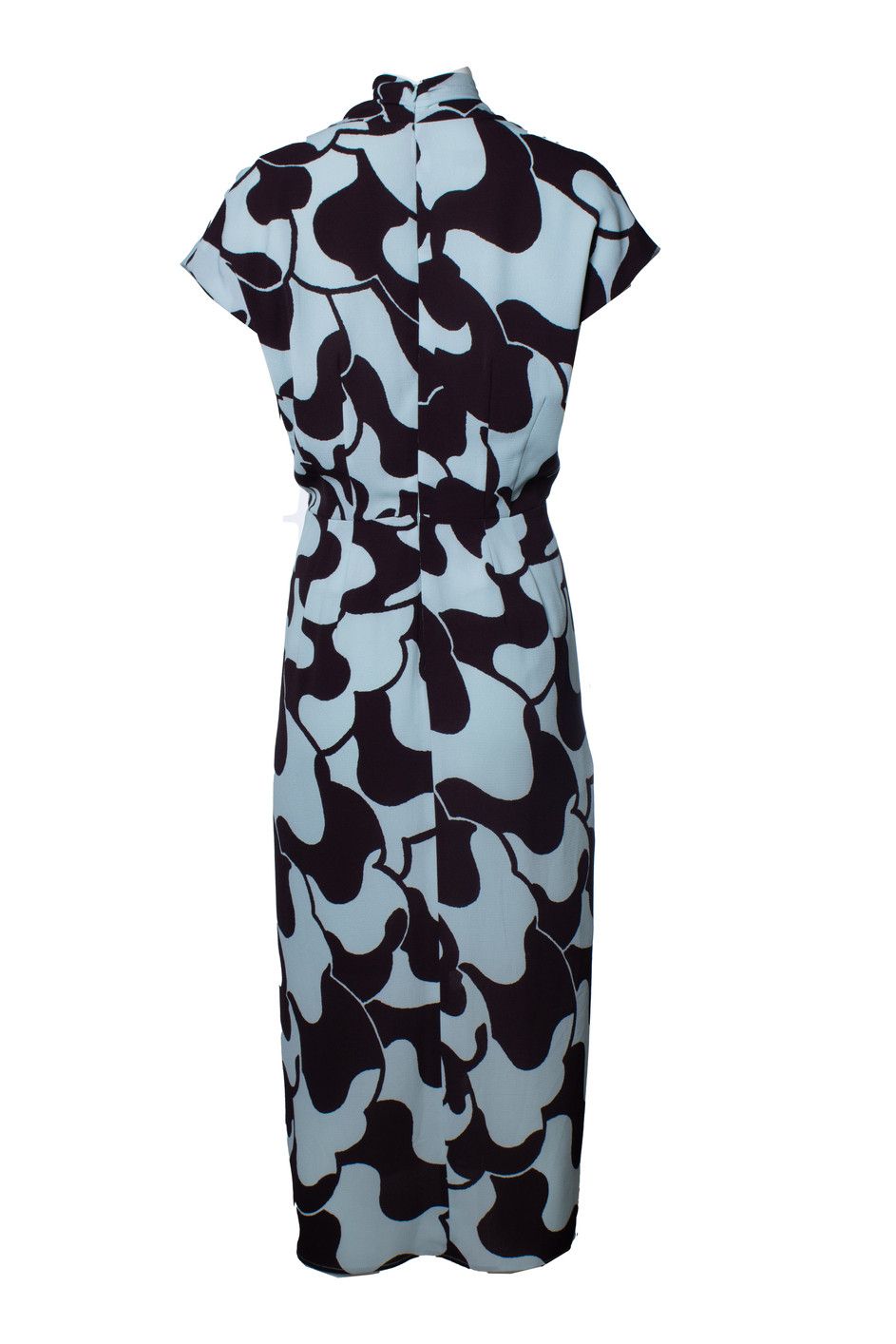 Dries Van Noten Dries van noten, light blue and brown maxi dress Size S / US 4 / IT 40 - 3 Thumbnail