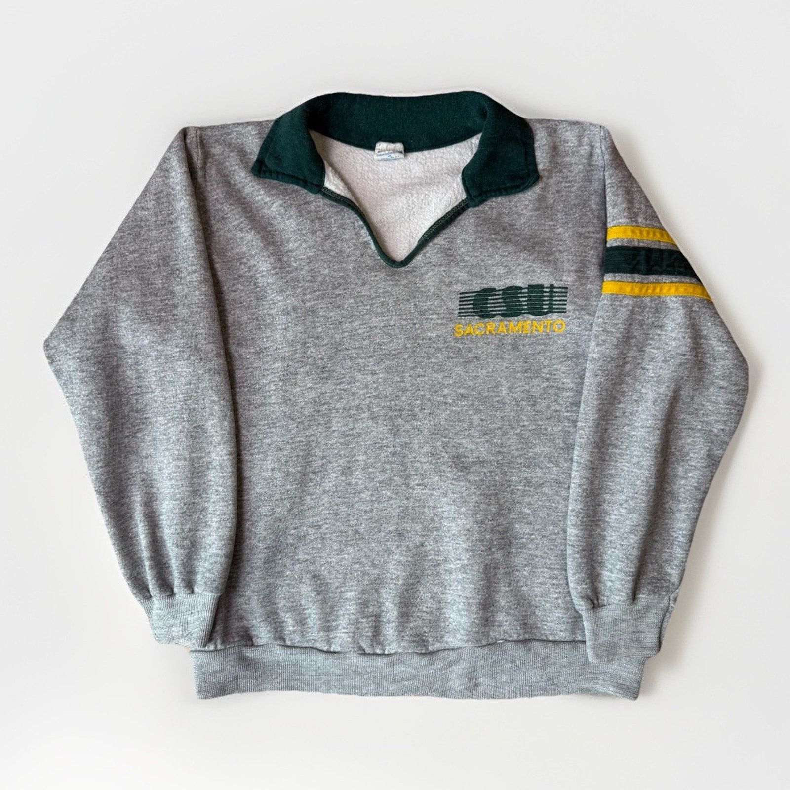 Champion Vintage California State University Sweatshirt M Gray 80s Size US M / EU 48-50 / 2 - 1 Thumbnail