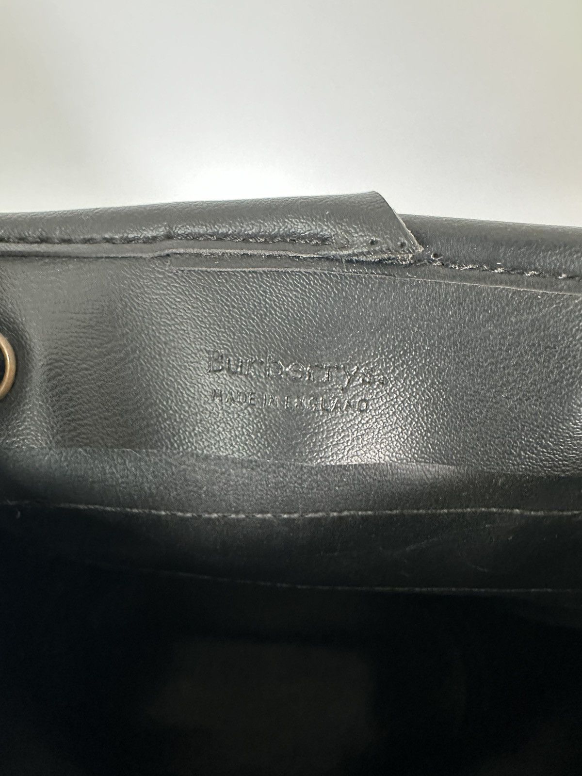 Burberry Burberry Nova Check Logo Embossed Backpack Navy/Black Size ONE SIZE - 8 Thumbnail