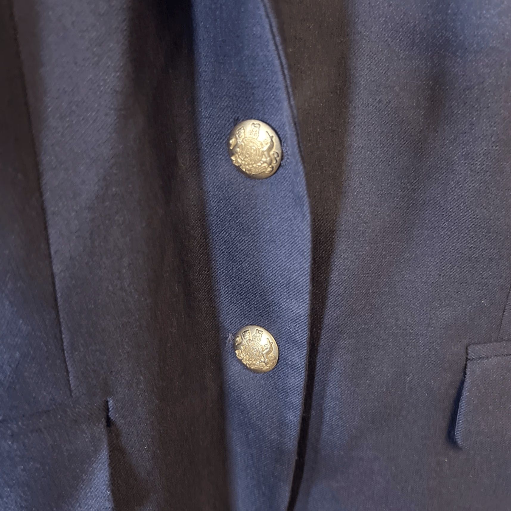 J.Crew J.CREW Blazer Womens 6 Wool Solid Navy Nautical Notch Lapel Classic 2-Button Jacket Blazer Women Size 6 Blue Size M / US 6-8 / IT 42-44 - 2 Thumbnail