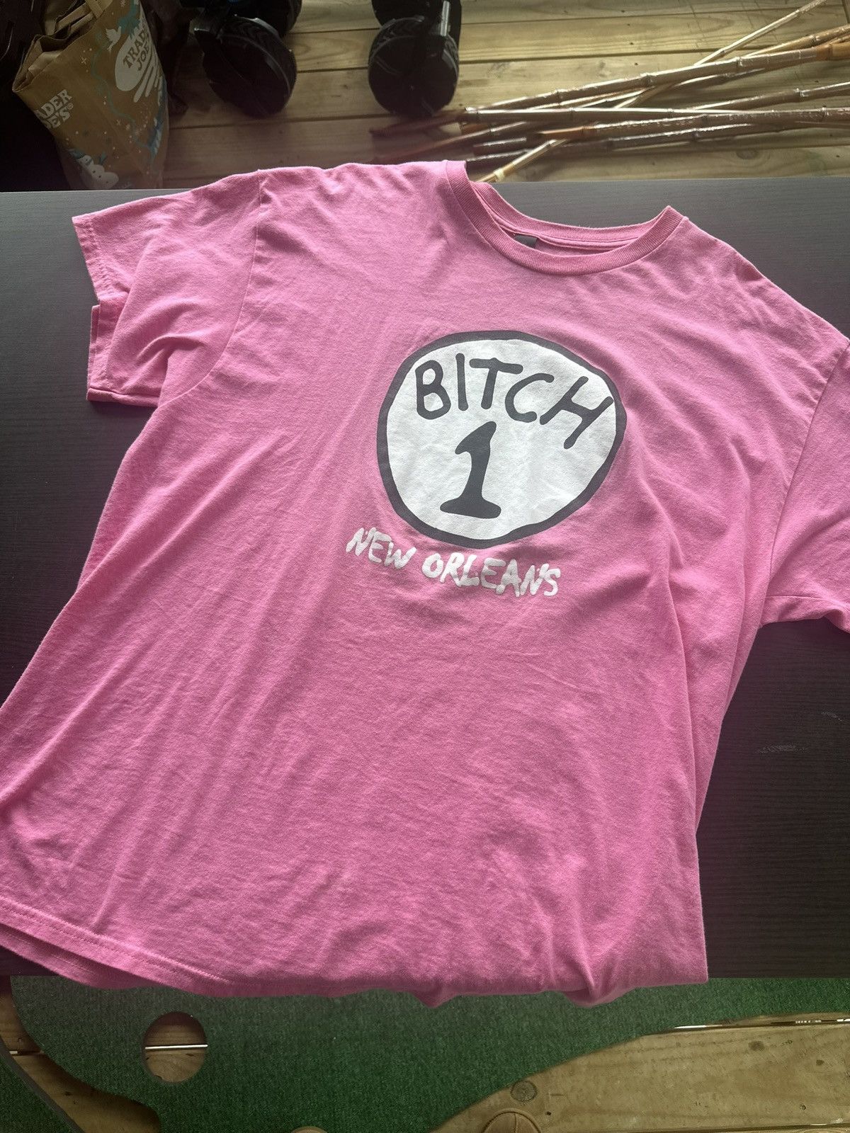 Other Thing 1 B!tch 1 New Orleans Funny Joke Shirt Pink size XL Size US XL / EU 56 / 4 - 1 Thumbnail