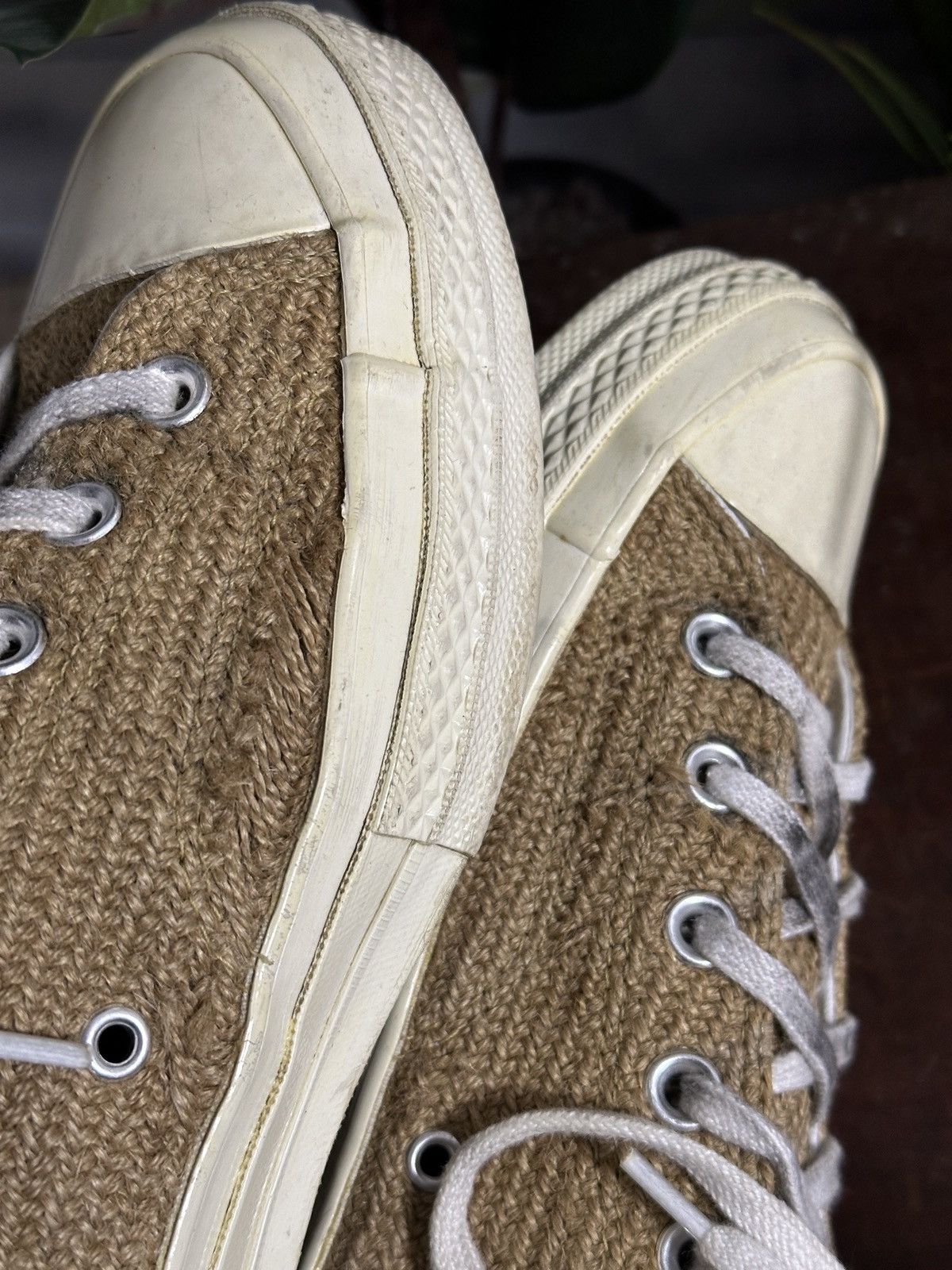Converse × Golf le Fleur Rare Hi Top Sneaker Gold Le Fleur x Converae Size 45(11) Size US 11 / EU 44 - 14 Thumbnail