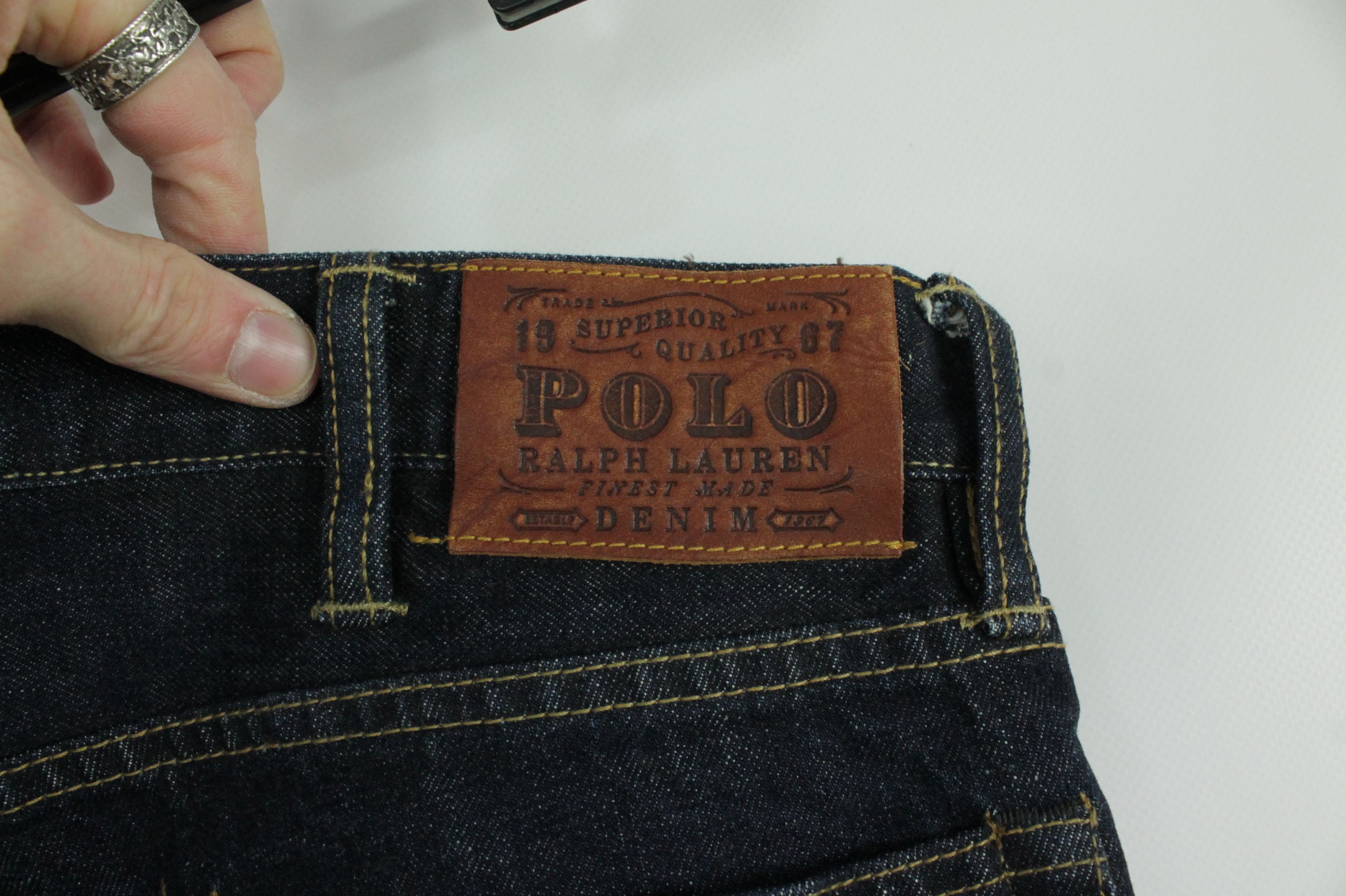 Polo Ralph Lauren Polo Ralph Lauren 625 Varick Slim Raw Selvedge Denim Jeans Size US 38 / EU 54 - 8 Thumbnail