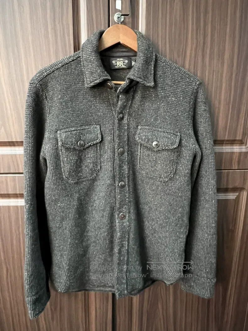 RRL Ralph Lauren RRL Ralph Lauren Knitted shirt jacket thick Size US S / EU 44-46 / 1 - 1 Thumbnail