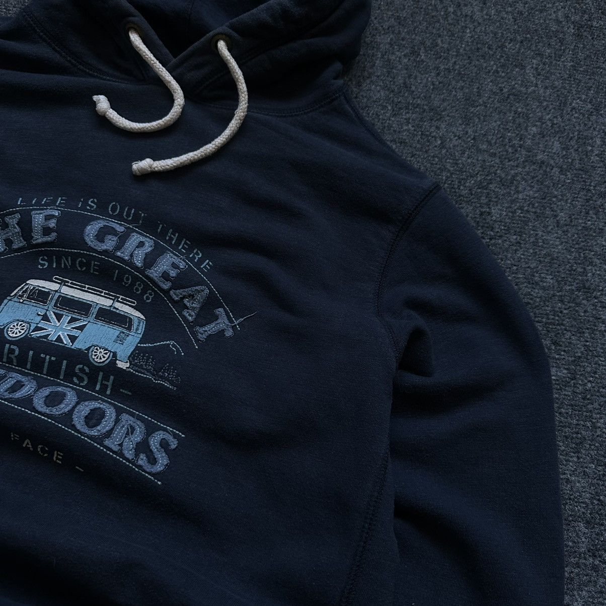 FatFace VTG Mans Hoodie Fat Face Big Logo Size L Used Dark Blue 00s Size US L / EU 52-54 / 3 - 9 Thumbnail