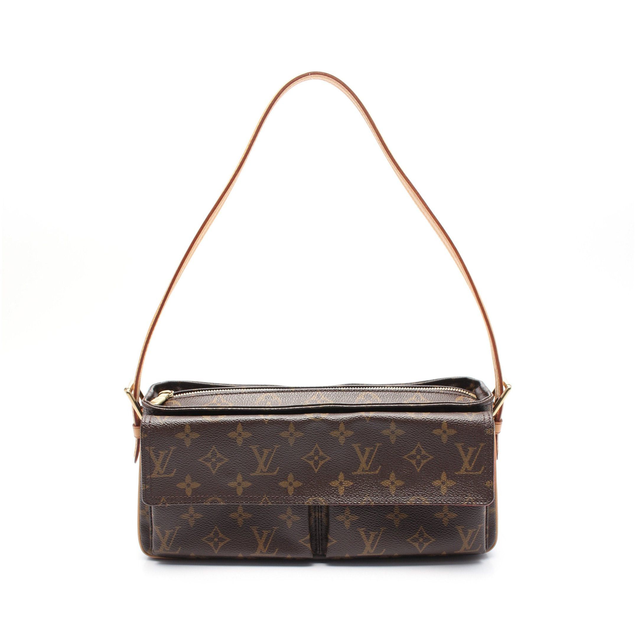 Louis Vuitton Louis Vuitton Vivacite Mm Monogram Shoulder Bag Leather Brown Size ONE SIZE - 1 Thumbnail