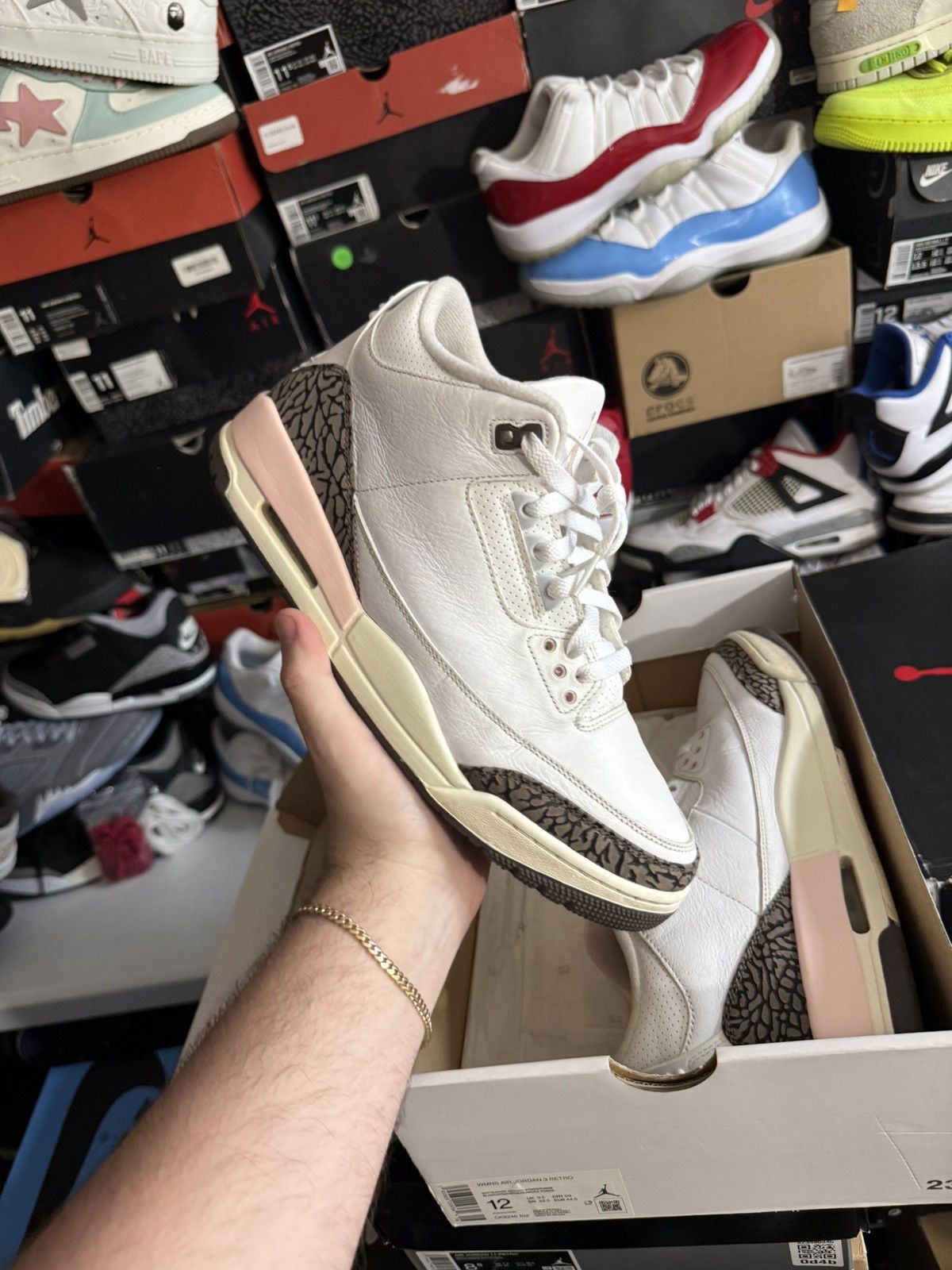 Jordan Brand Jordan retro 3 Neapolitan sz 10.5m/12w Size US 10.5 / EU 43-44 - 1 Thumbnail