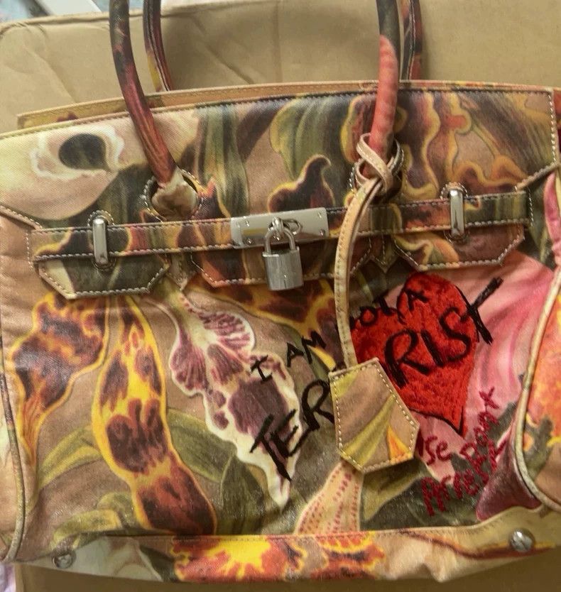 Vivienne Westwood Vivienne Westwood size os Bullskin embroidered floral bag Size ONE SIZE - 7 Thumbnail