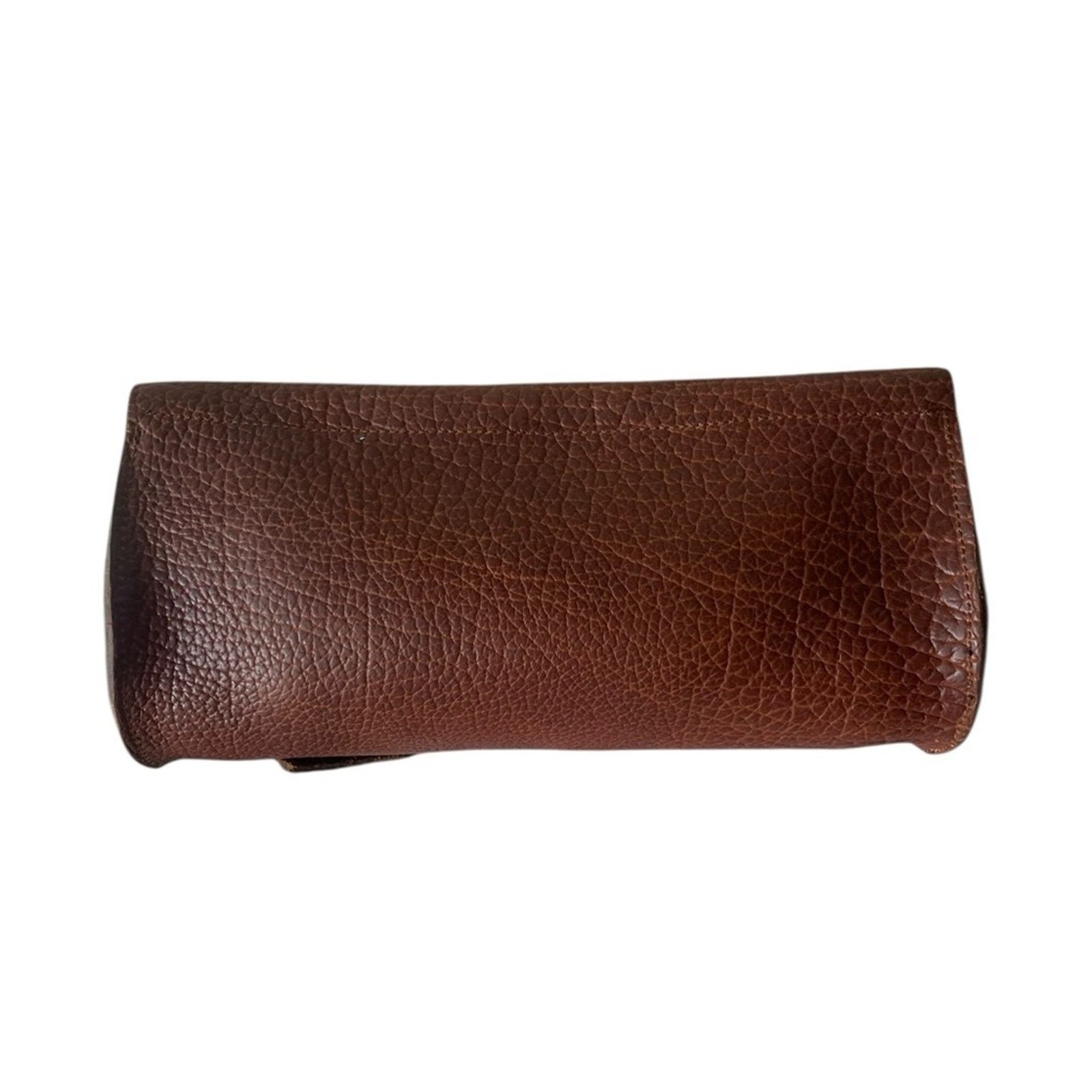 Other Stash Brown Shrunken bison baguette clutch NWT Size ONE SIZE - 3 Thumbnail