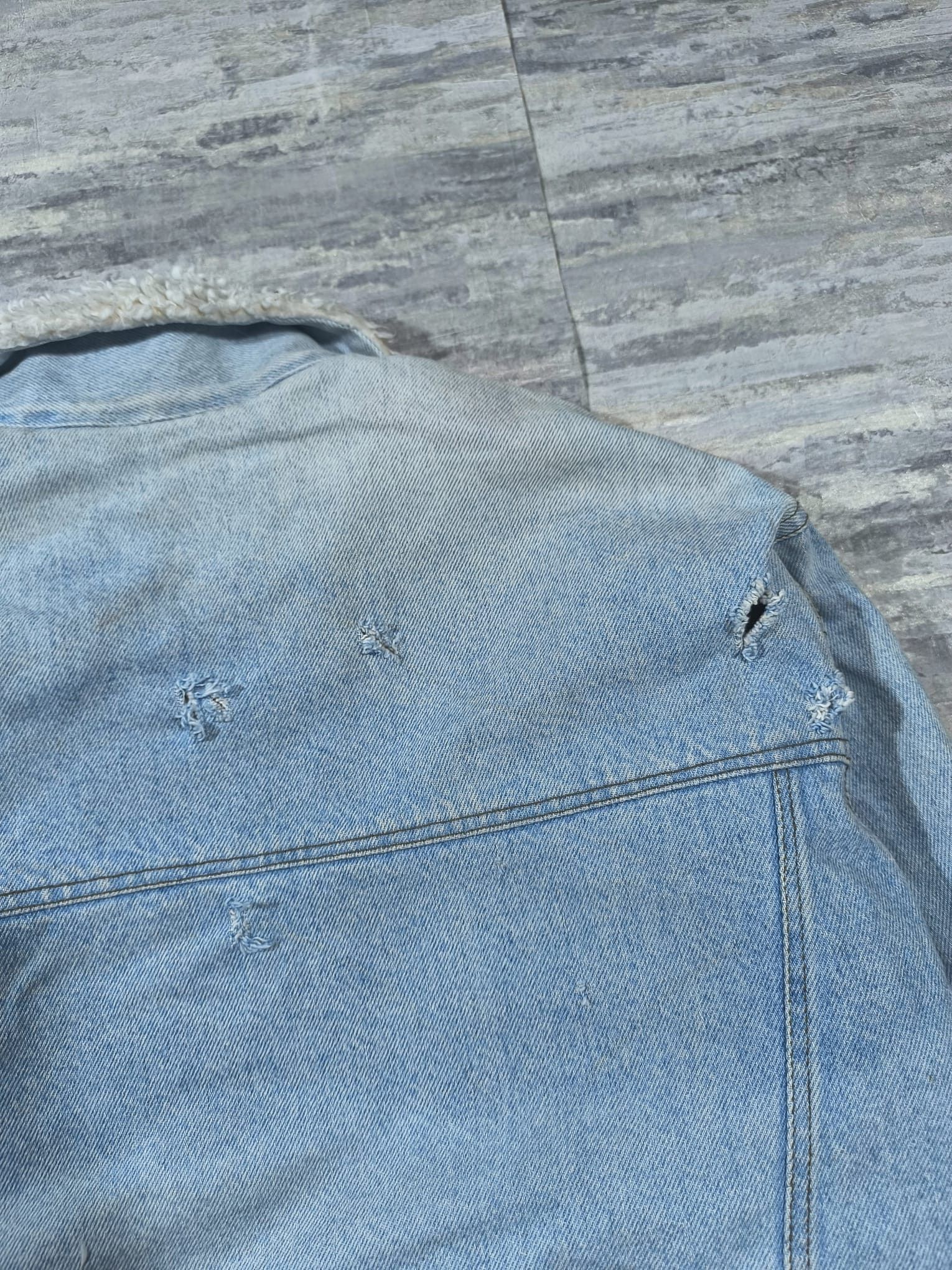 Levi's vintage levis 70598 denim sherpa trucker jacket made in usa Size US XL / EU 56 / 4 - 14 Thumbnail