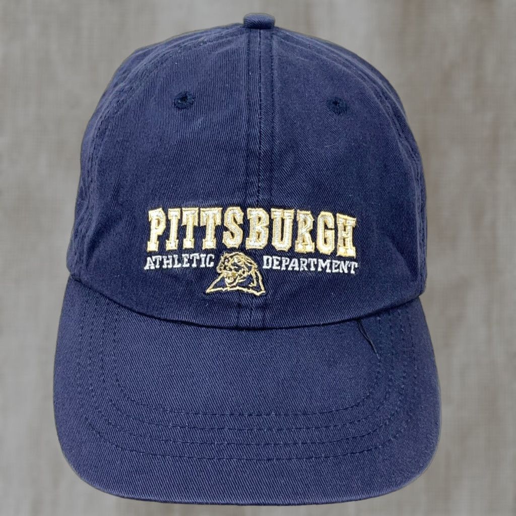 Aeropostale VINTAGE Aeropostale Hat Cap Strap Back Blue Twill Pittsburg Panthers Adult Size US 35 - 1 Thumbnail
