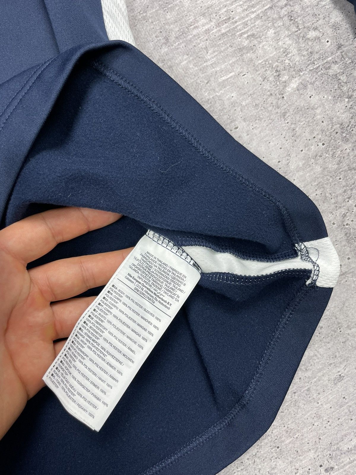 Nike × Vintage Vintage Nike Tottenham Y2K Style Training Zip Sweatshirt Size US S / EU 44-46 / 1 - 12 Thumbnail