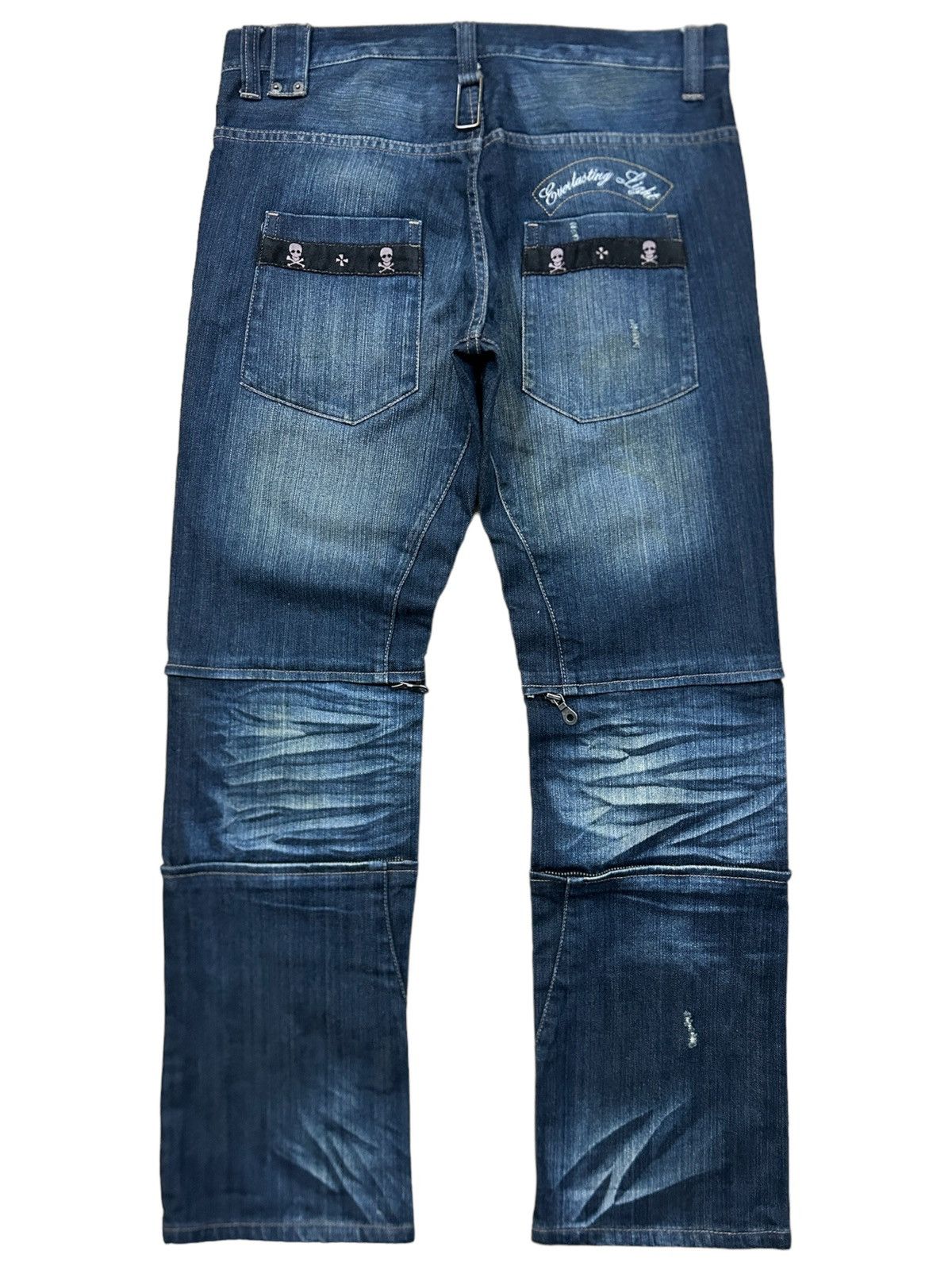 PPFM Vintage PPFM Japan Seditionaries Multi Zipper Jeans Size US 33 - 1 Thumbnail