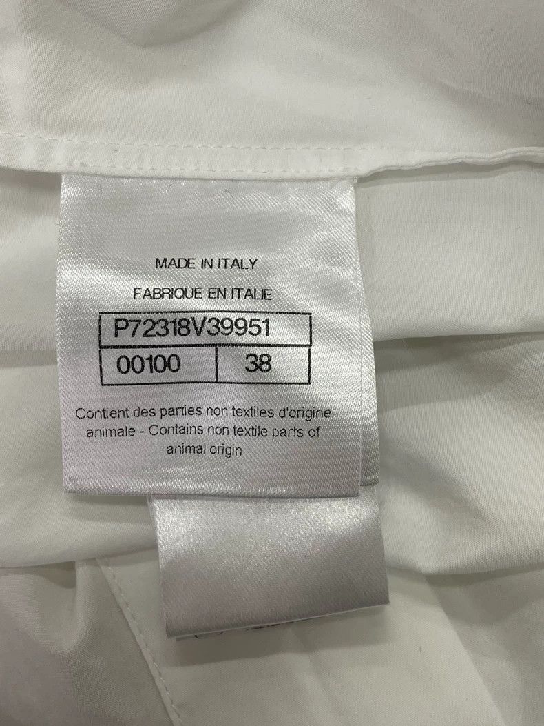 Chanel Chanel White sleeveless shirt dress Size XS / US 0-2 / IT 36-38 - 5 Thumbnail