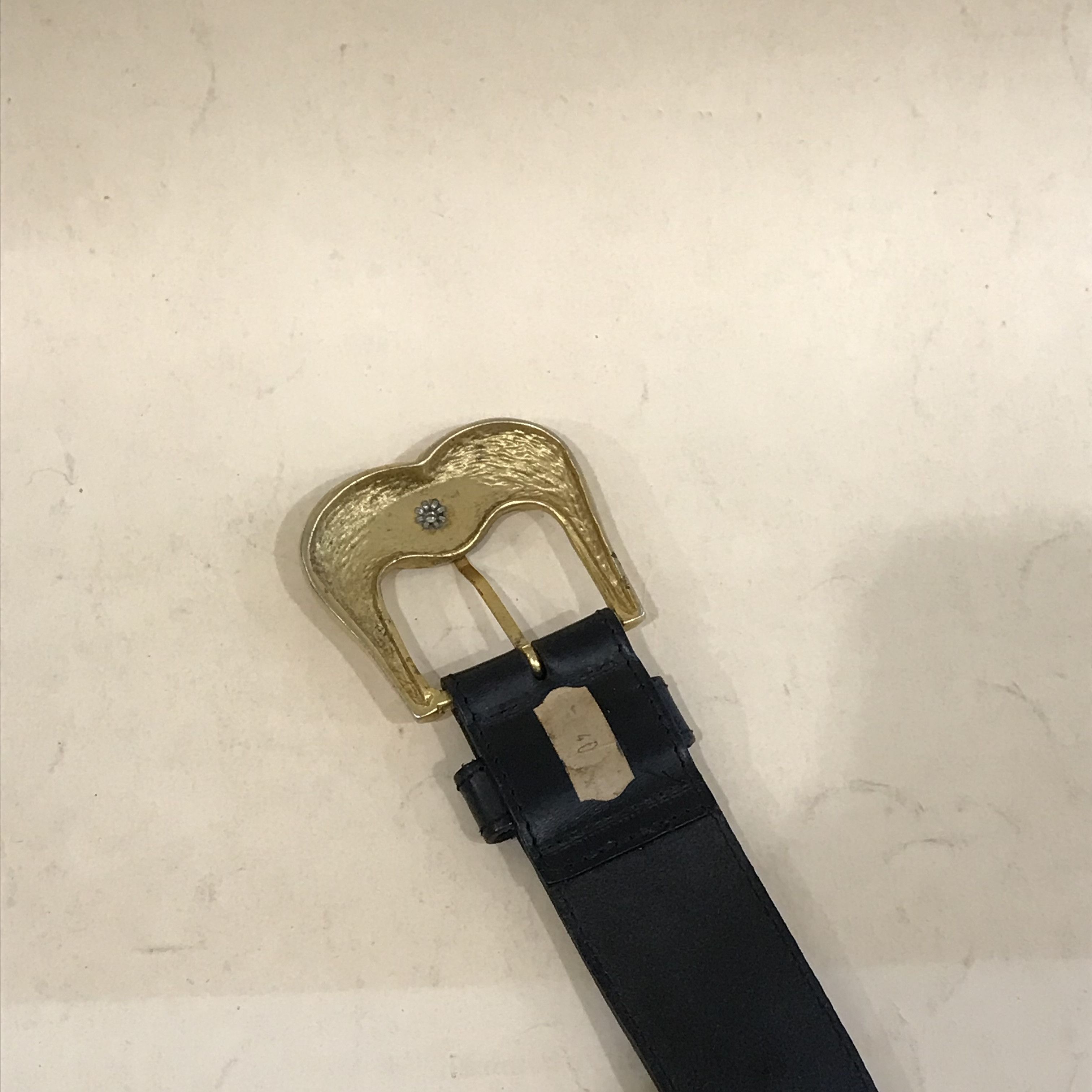 Vintage Vintage Roccobarocco Italian Belt black bohemian leather Size ONE SIZE - 2 Thumbnail
