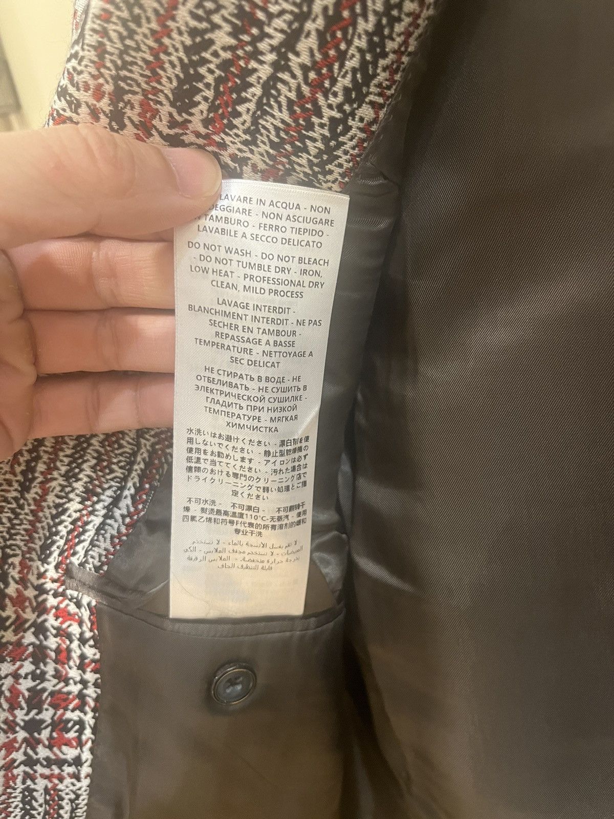 Alexander McQueen Prince of Wales patchwork blazer size46 Size 46R - 11 Thumbnail