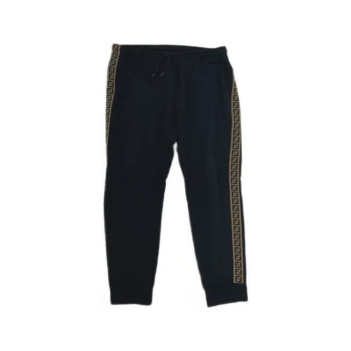 Fendi Fendi Logo Elastic Waist Casual Pants For Men -2508 Size US 30 / EU 46 - 1 Thumbnail