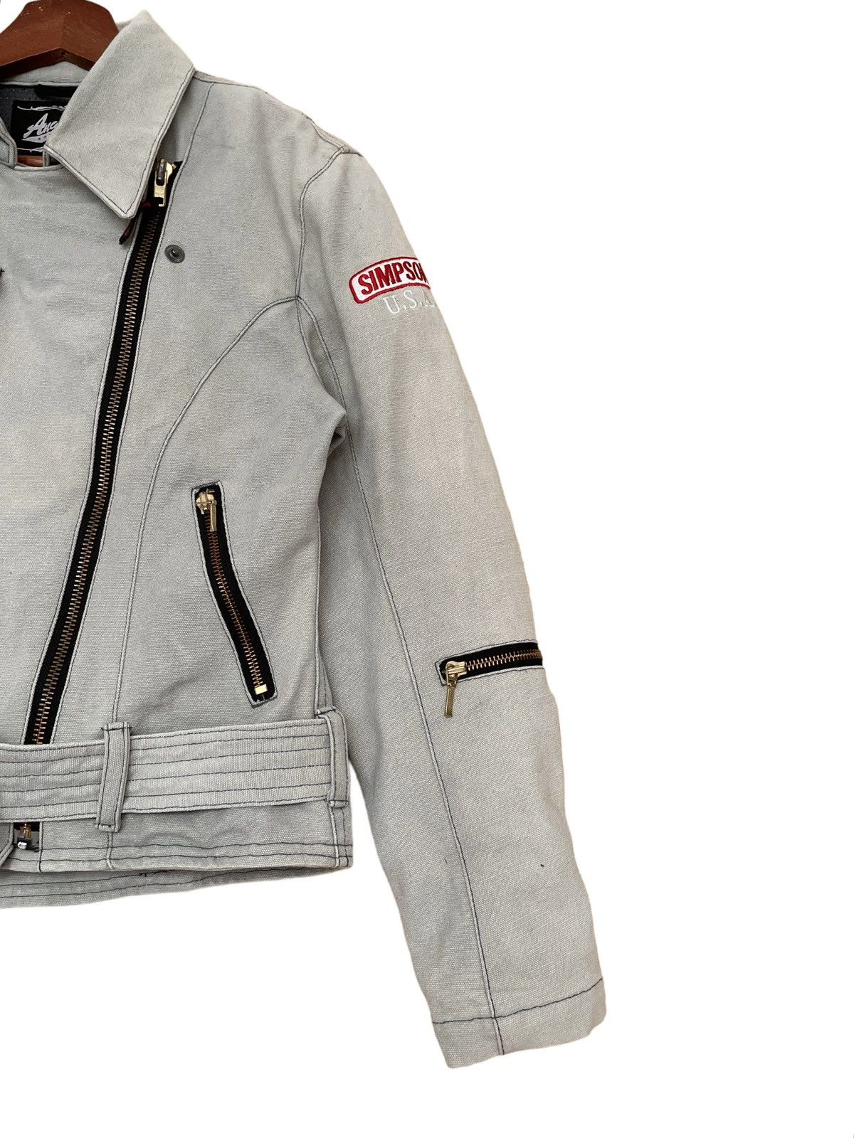 Other Vintage Racing Brand Simpson Motorcycle Jacket 1990s Size US M / EU 48-50 / 2 - 4 Thumbnail