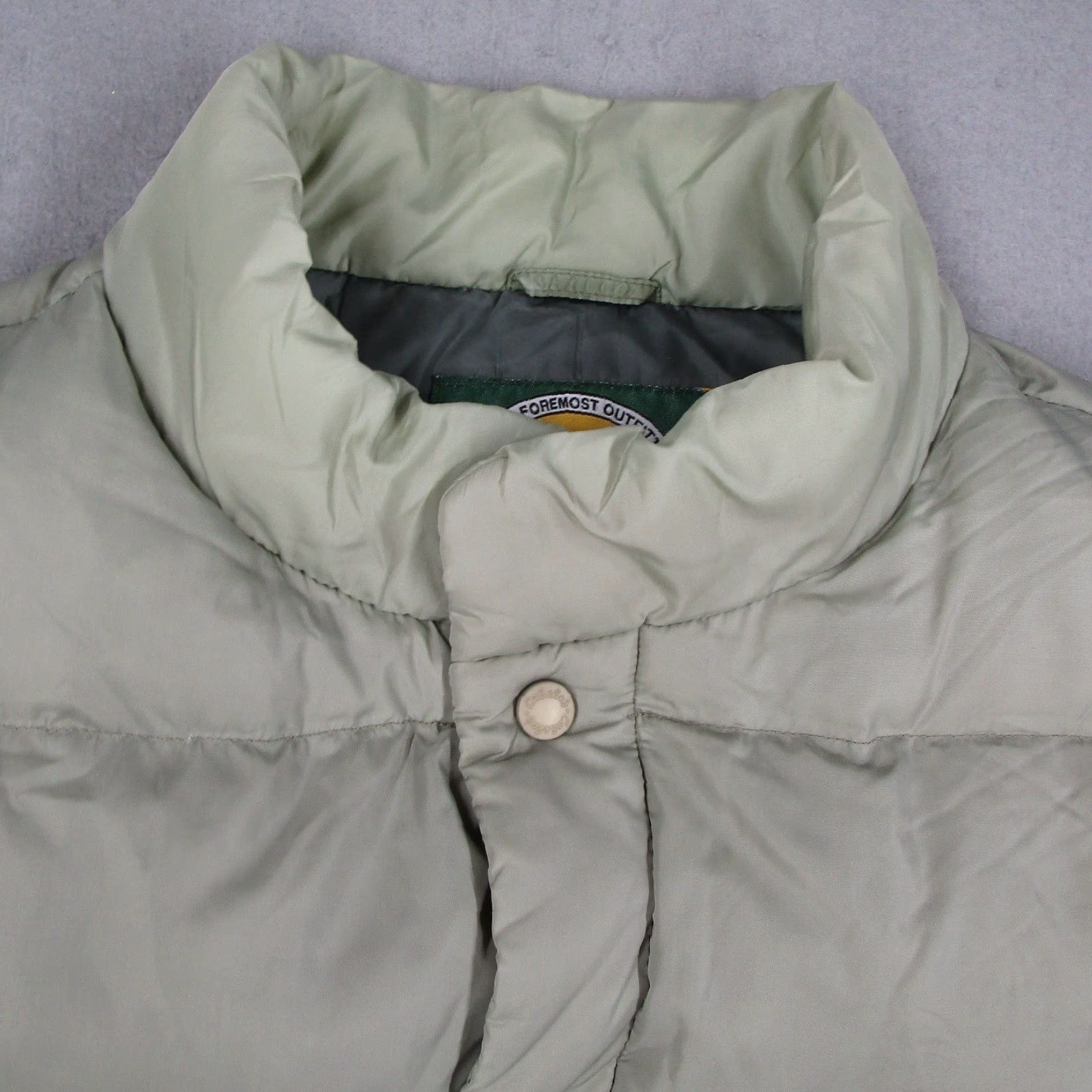Vintage Cabela's Premier Northern Goose Down Puffer Vest Mens Large Sage Green 92-1565 Size US L / EU 52-54 / 3 - 5 Thumbnail