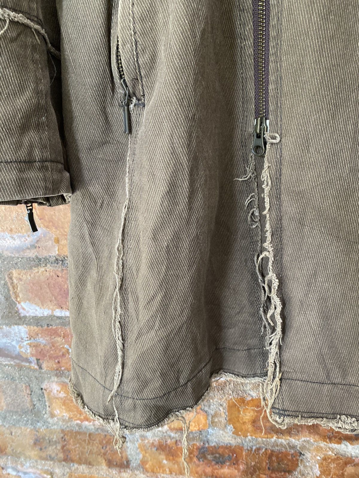 Morgan Homme 2000s Morgan Home Unfinished Fringe Hem Jacket Size US M / EU 48-50 / 2 - 11 Thumbnail