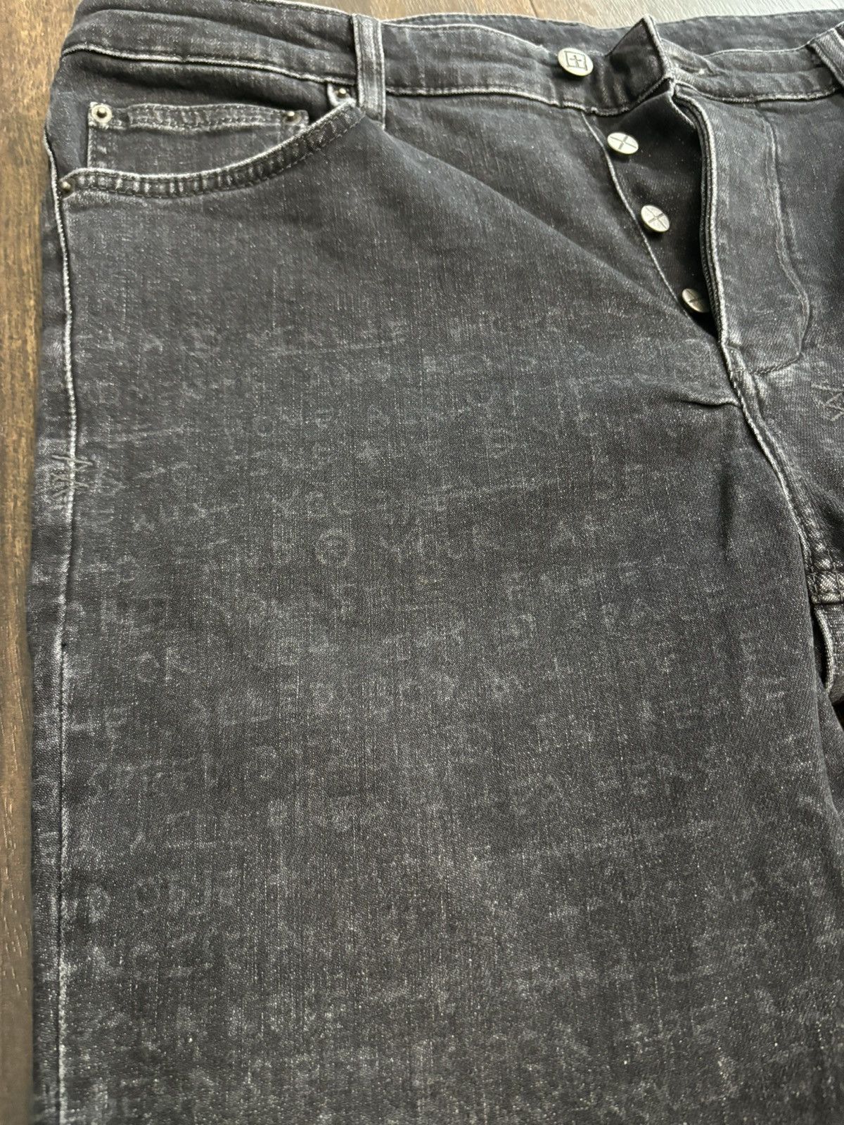 Ksubi Ksubi Chitch Text Jeans Size US 36 / EU 52 - 2 Thumbnail
