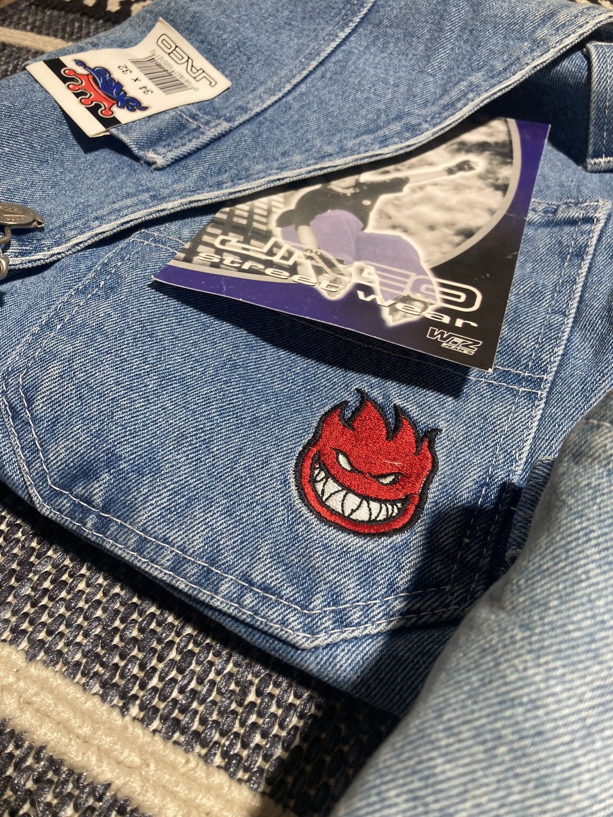 JNCO × Mexican Threads × Vintage Deadstock New With Tags Jnco Style Overalls Size 30-36 Size US 34 / EU 50 - 2 Thumbnail