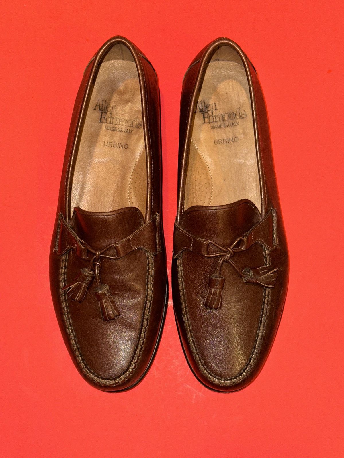 Allen Edmonds Urbino Tassel Loafers Men’s 9D Made In Italy