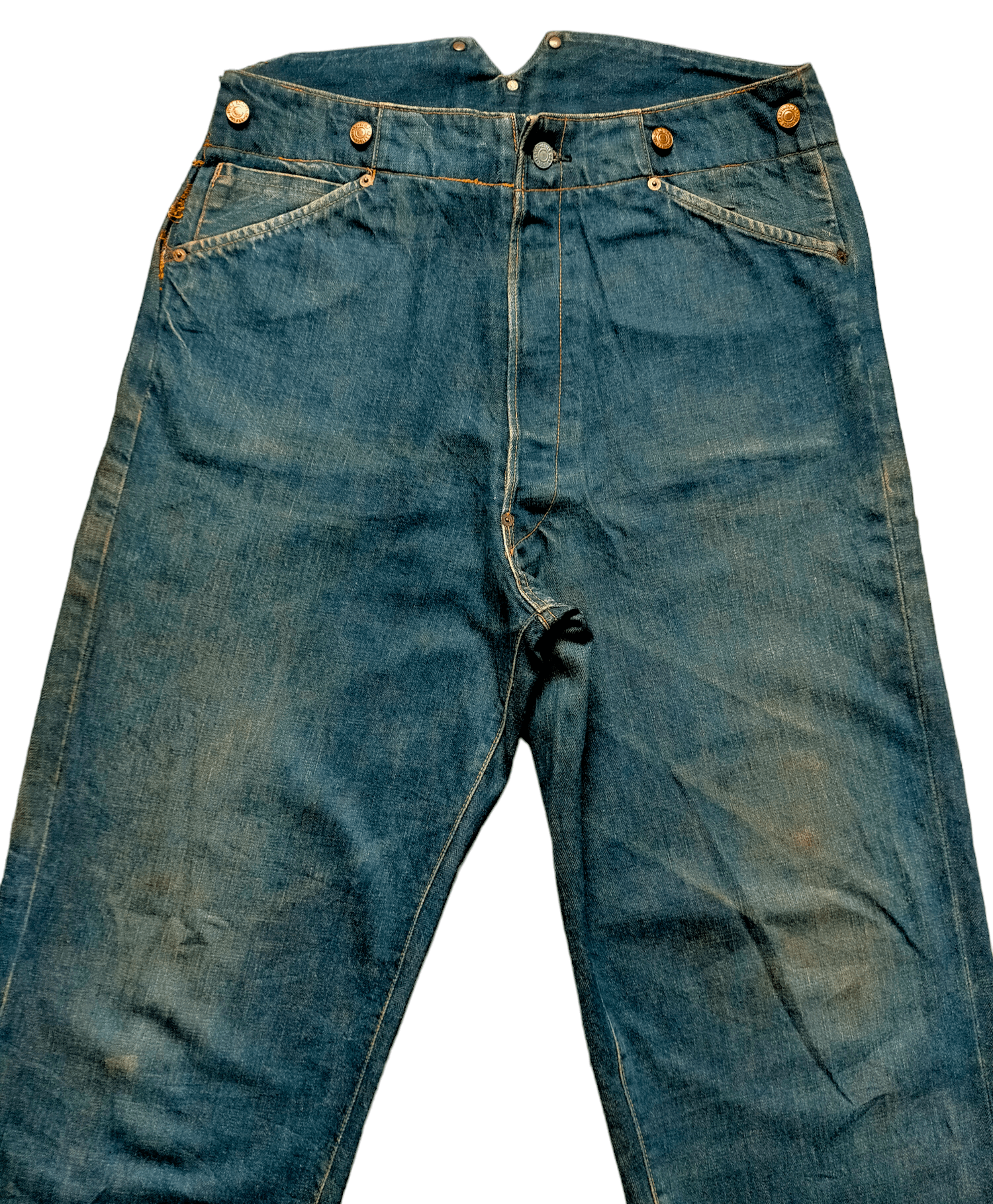 Evisu 🔥Rare Vintage 90s Evis Buckle Back Selvedge Jeans Size US 34 / EU 50 - 10 Thumbnail