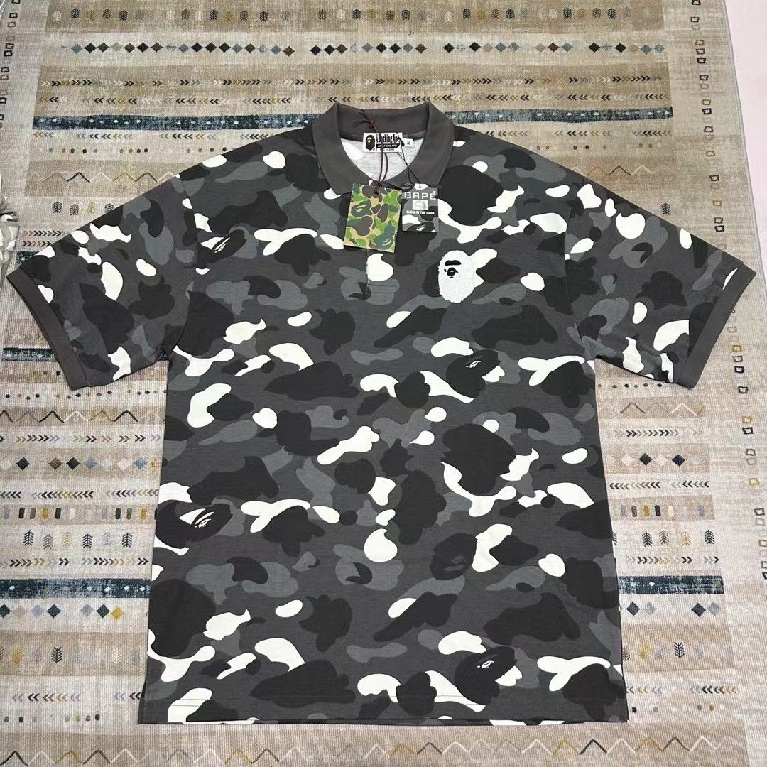 Bape BAPE CAMO POLO Size US XL / EU 56 / 4 - 1 Thumbnail