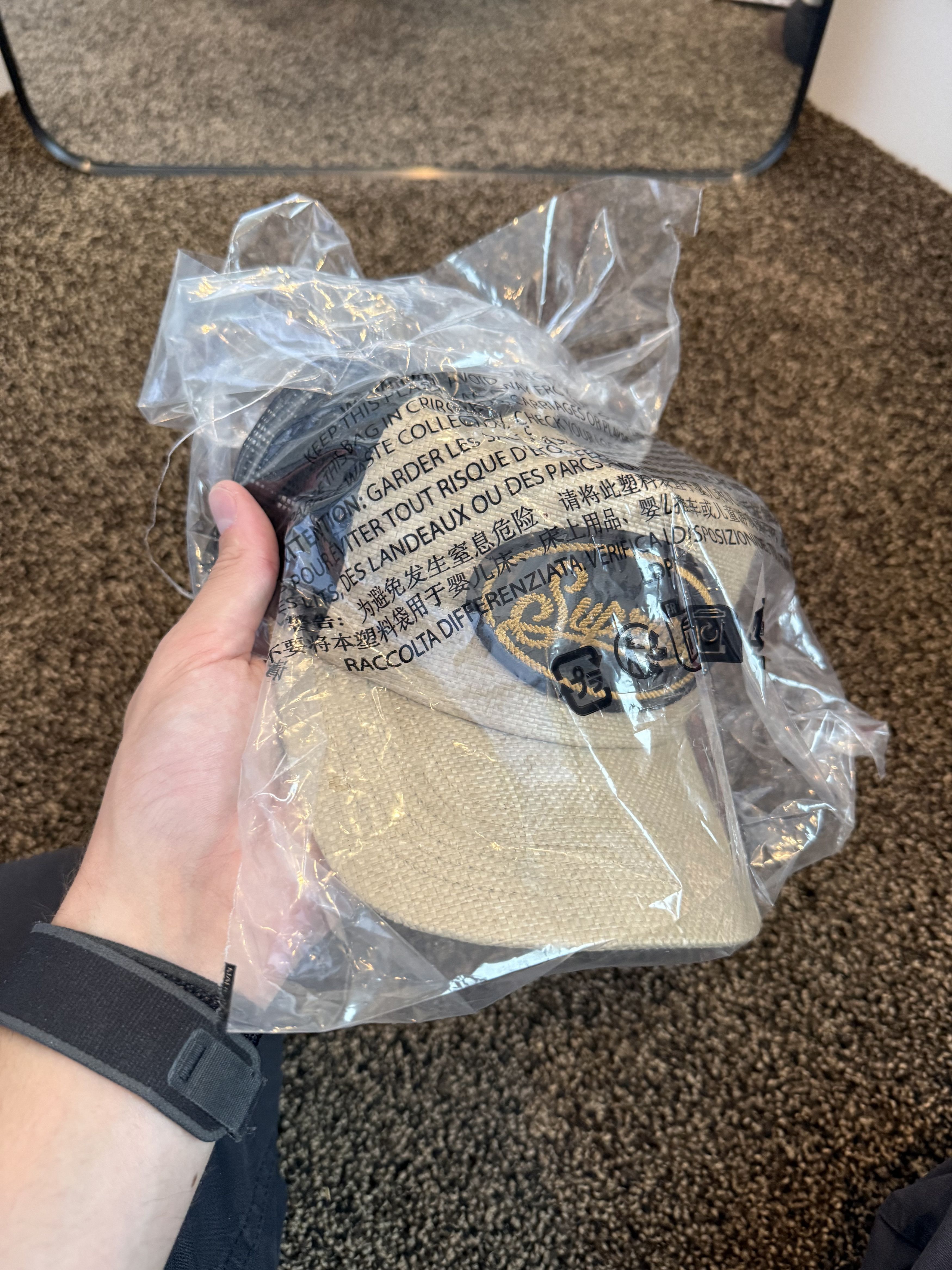 Supreme Supreme Raffia Mesh Back 5-Panel Size ONE SIZE - 2 Thumbnail