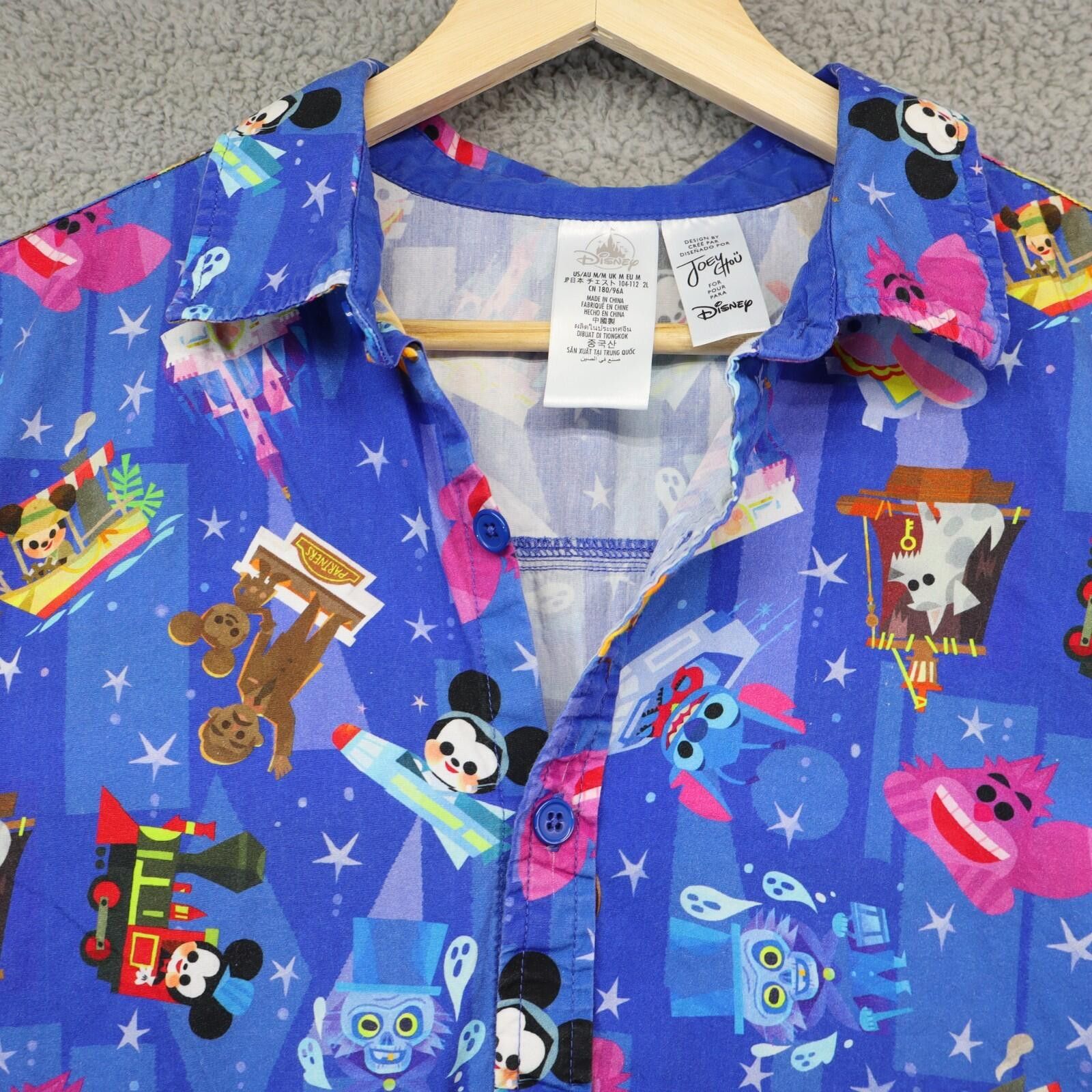 Disney Disney Parks Joey Chou Button Camp Shirt Men Medium Mickey Size US M / EU 48-50 / 2 - 2 Thumbnail