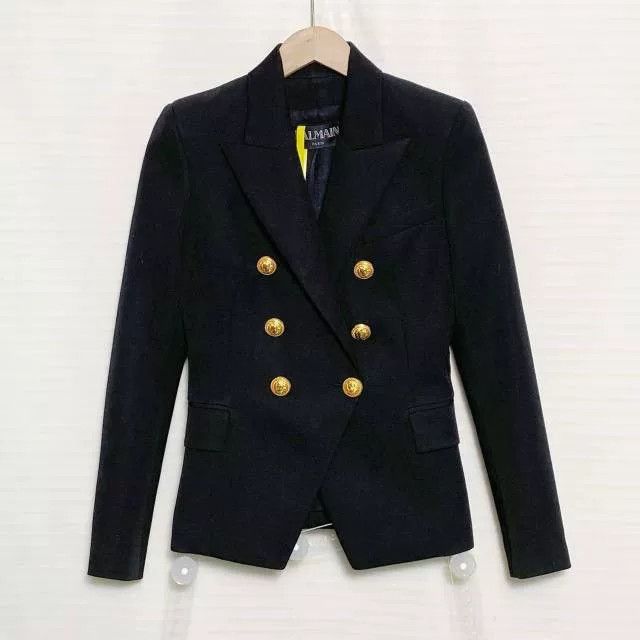 Balmain Balmain Black Blazer Jacket Size XS / US 0-2 / IT 36-38 - 1 Thumbnail