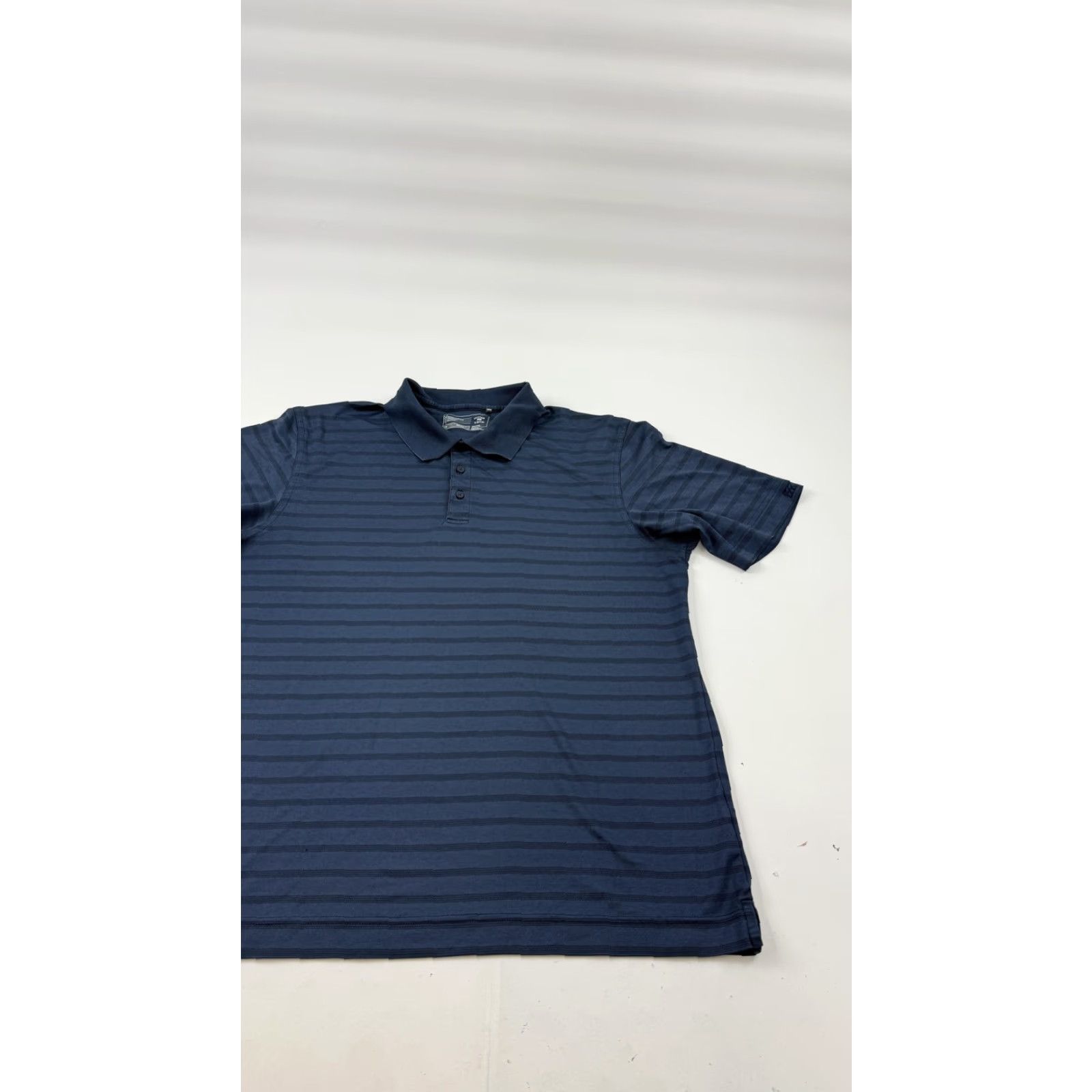 Cutter & Buck Cutter & Buck Polo Shirt Mens 2XL Blue CB DryTec LUXE Stripe Golf Performance Size US XXL / EU 58 / 5 - 2 Thumbnail