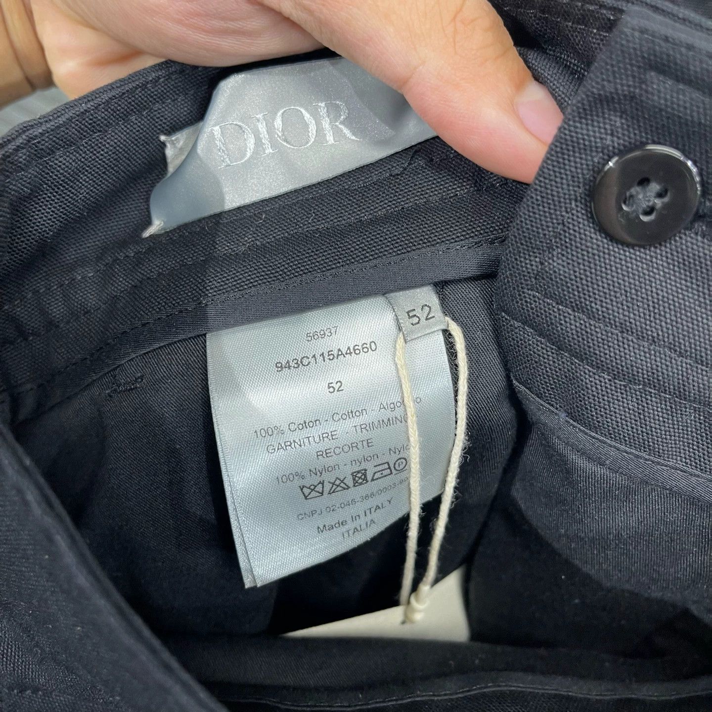 Dior Dior Metal Slogan Casual Cargo Pants 52 99new Size US 36 / EU 52 - 6 Thumbnail