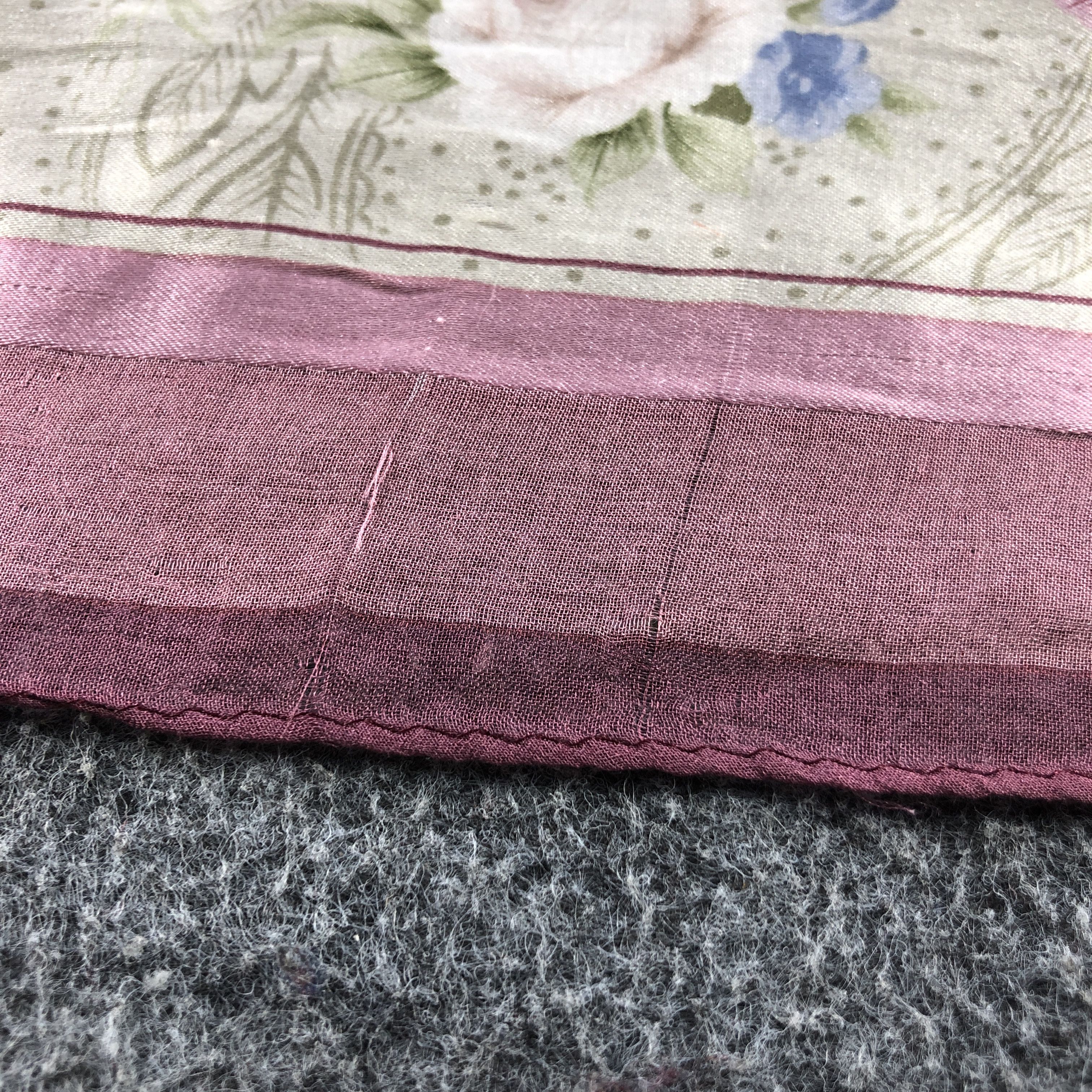 Japanese Brand Jun Ashida Floral Silk Scarf M1125 Size ONE SIZE - 7 Thumbnail