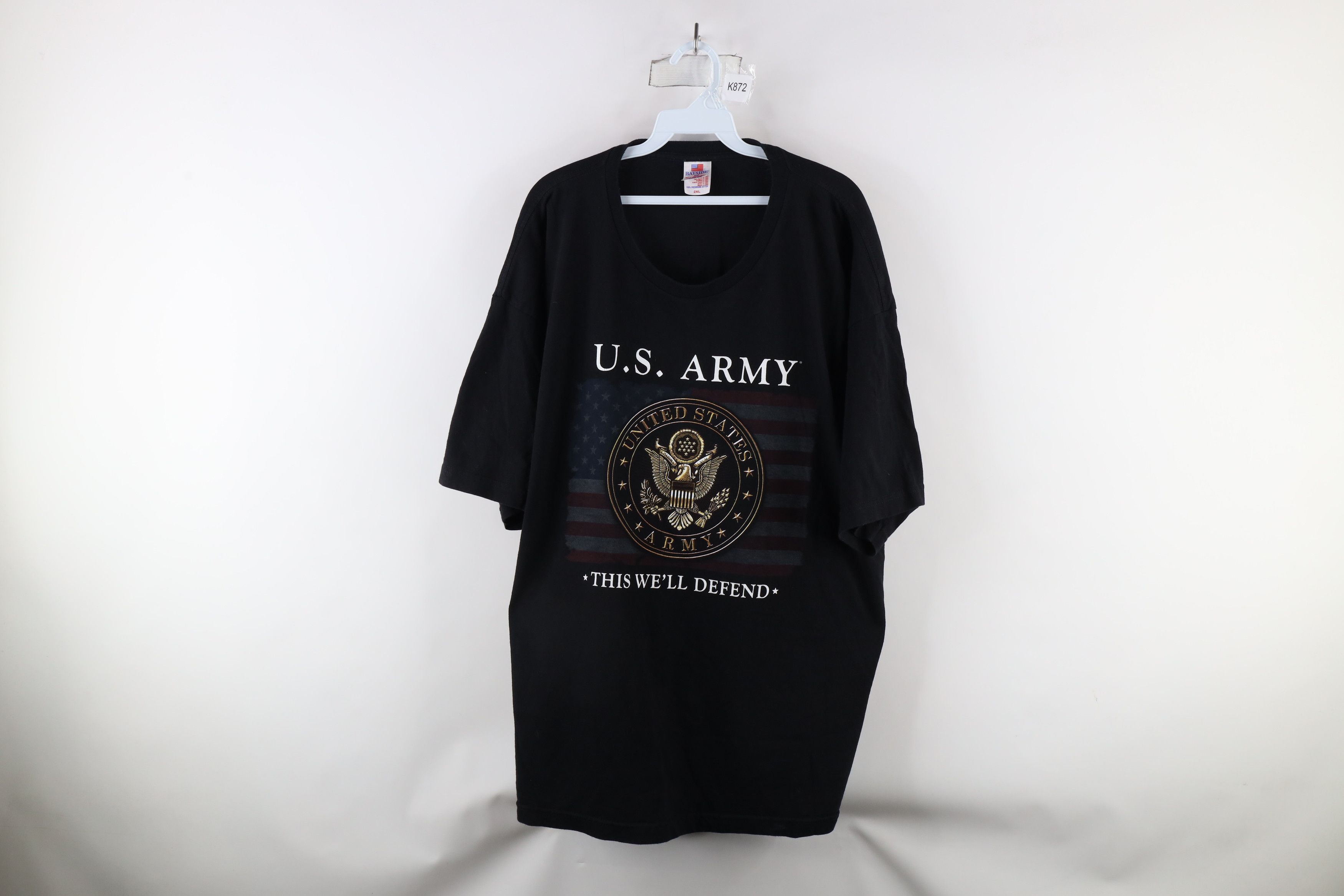Vintage Vintage 90s United States Army This We'll Defend T-Shirt US Size US XXL / EU 58 / 5 - 1 Thumbnail