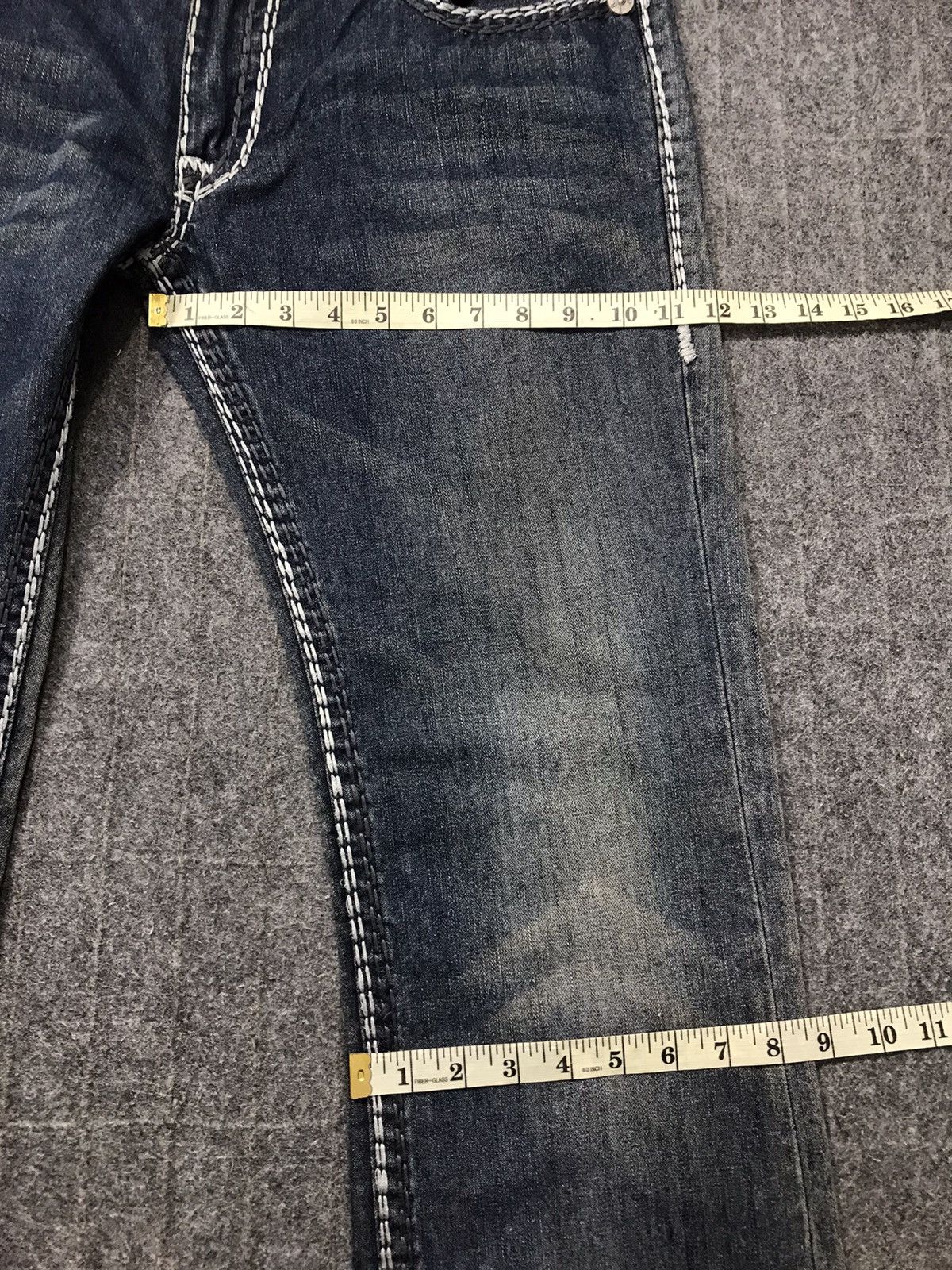 True Religion Vintage True Raligion Made in Usa Denim Jeans Size US 37 - 19 Thumbnail