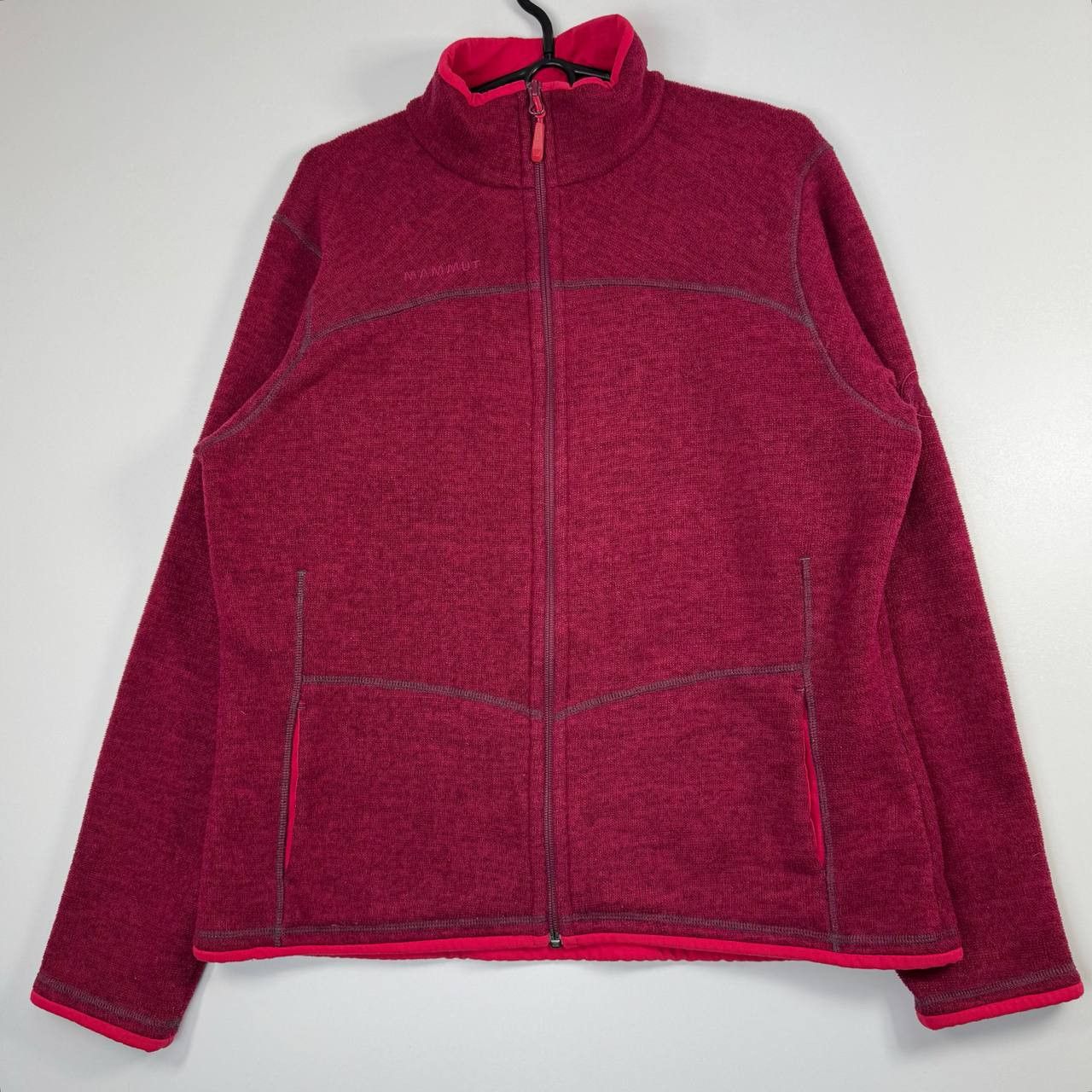 Mammut Mammut Womens Fleece Jacket Red Full Zip Hiking Size XL Size XL / US 12-14 / IT 48-50 - 1 Thumbnail