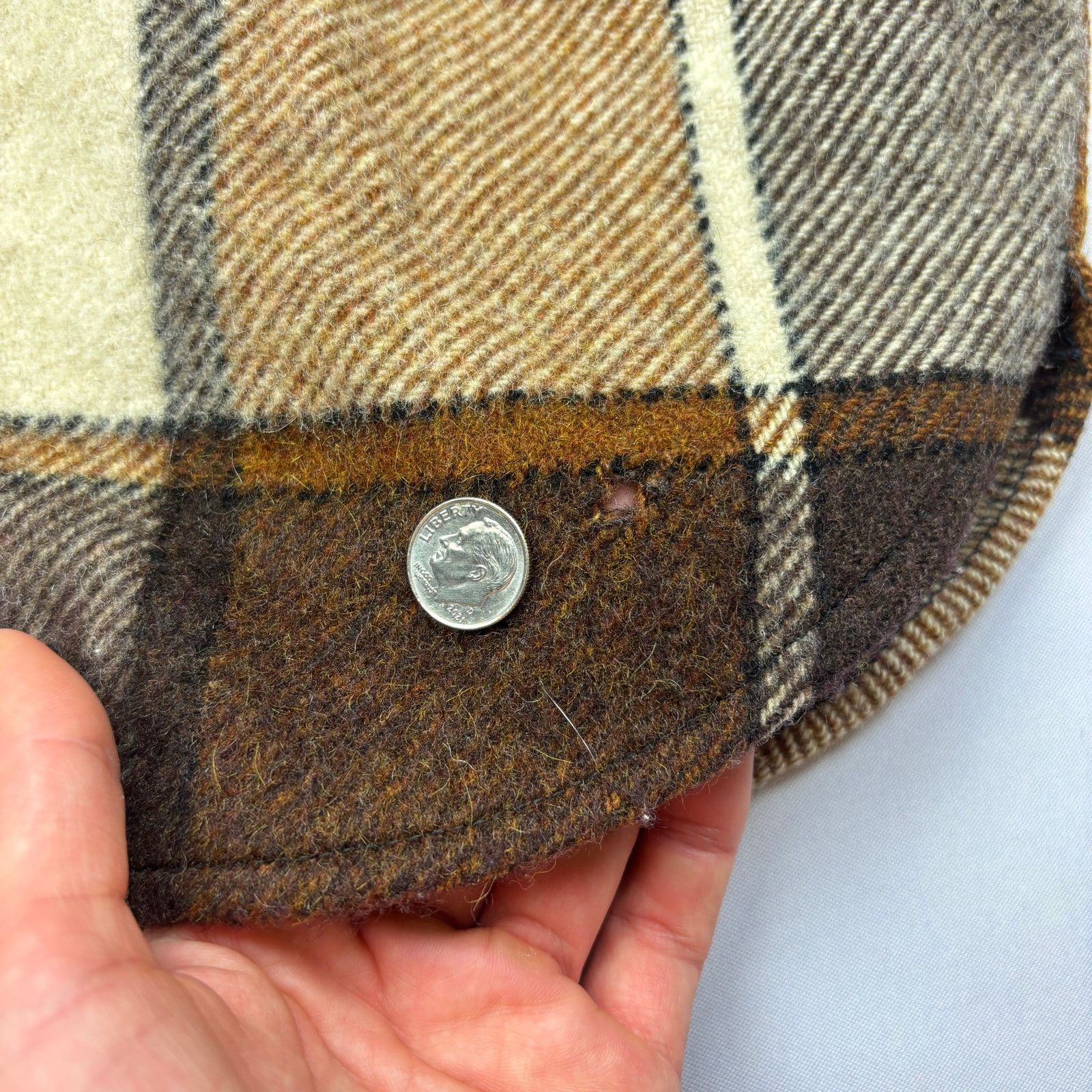 Vintage Vintage 60s Penneys Towncraft Wool Shacket Flannel Medium Size US M / EU 48-50 / 2 - 7 Thumbnail