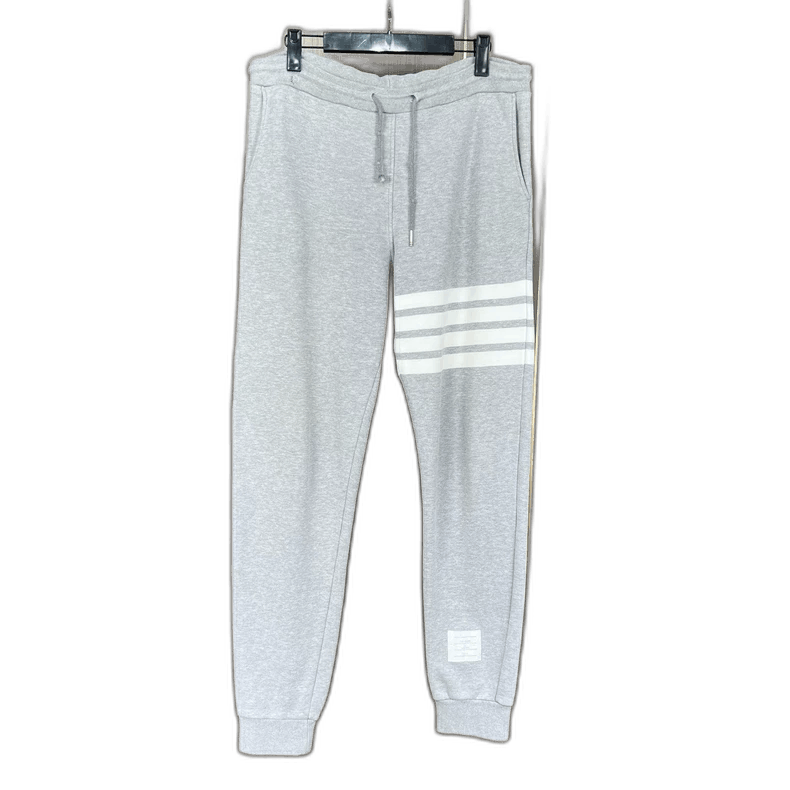 Thom Browne Thom Browne Gray Striped Knit Pants Size 2 Size US 26 / EU 42 - 1 Thumbnail